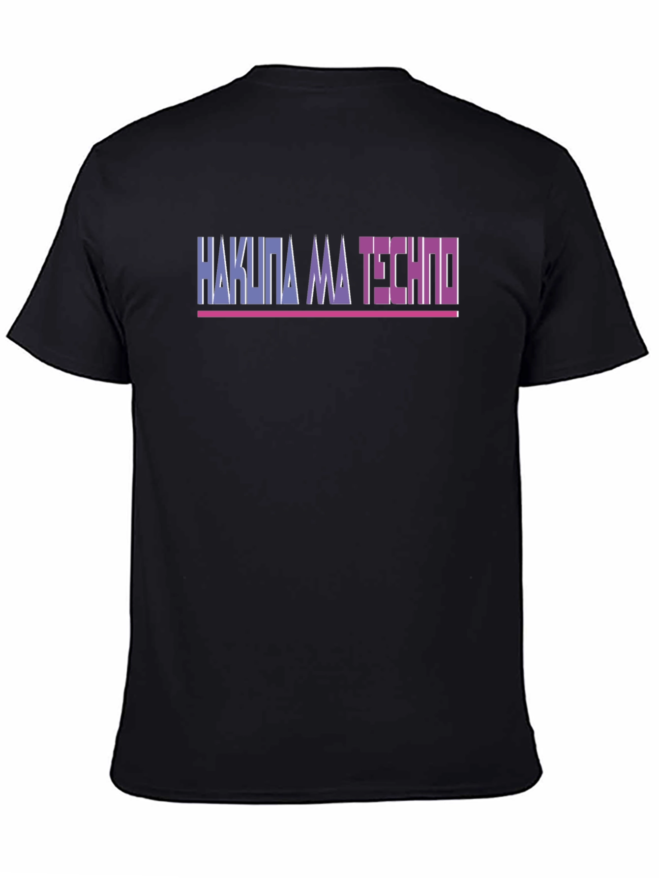 Hakuna Ma Techno T-Shirt - Black