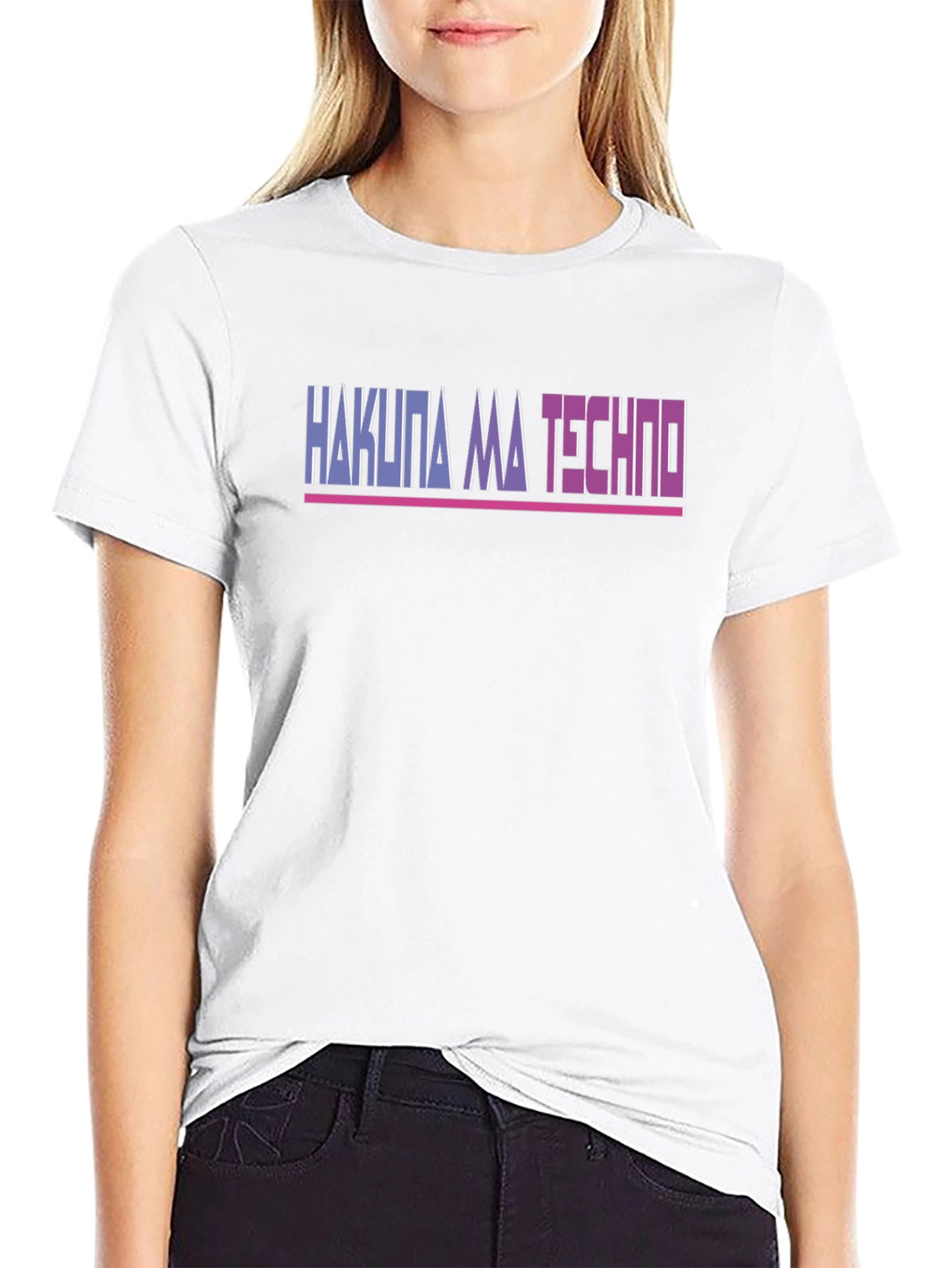 Hakuna Ma Techno T-Shirt - Black