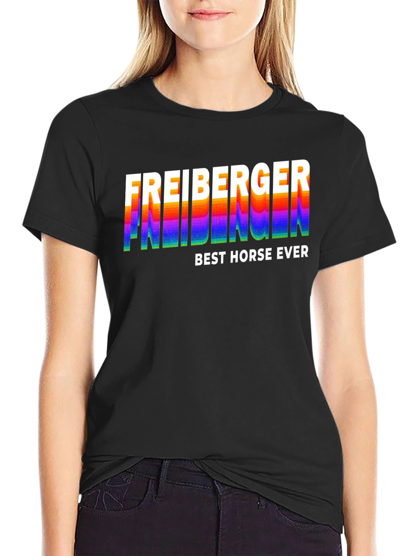 Freiberger Best Horse Ever Black T-Shirt