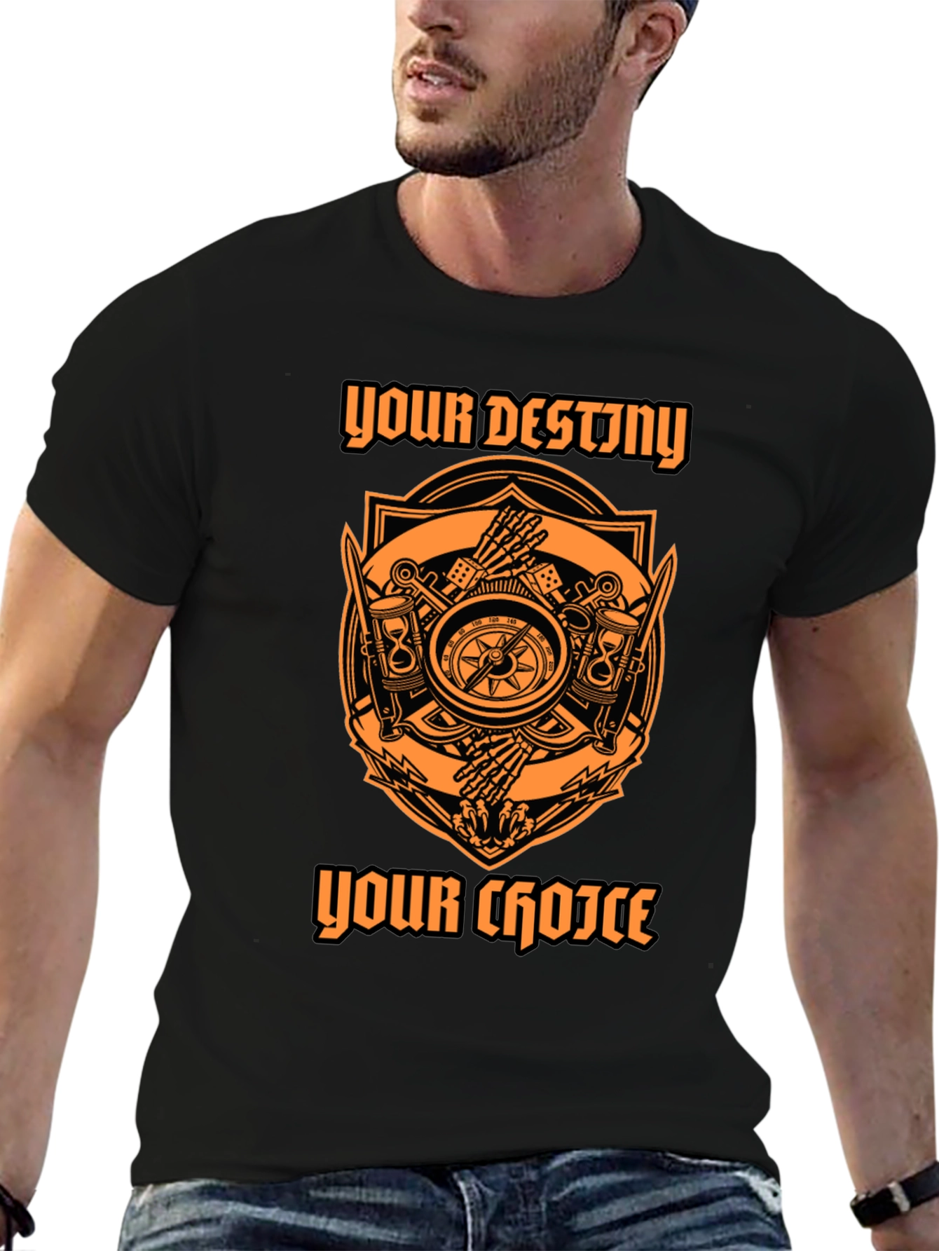 Destiny Choice Graphic Tee - Black