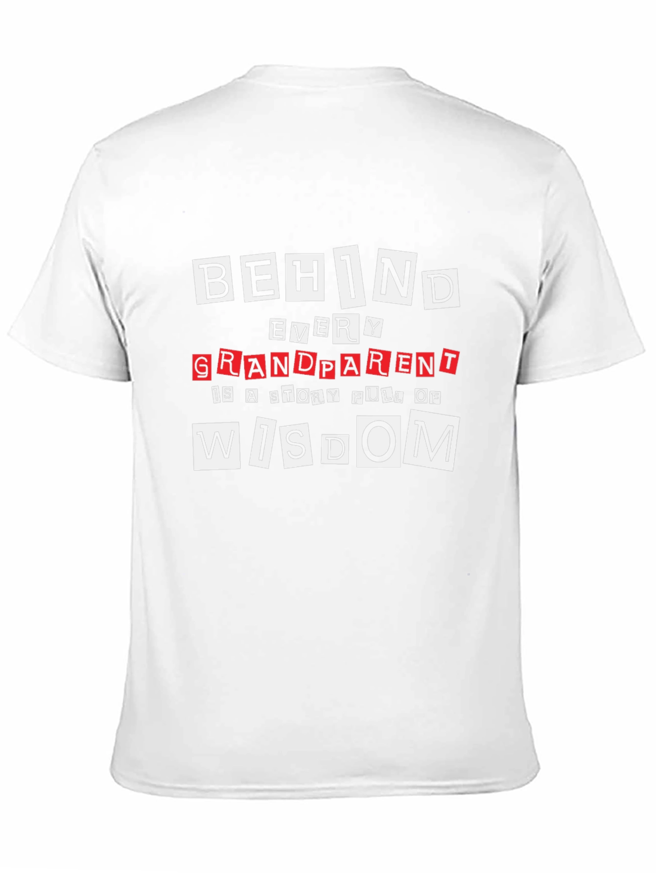 Grandparent Wisdom Black T-Shirt