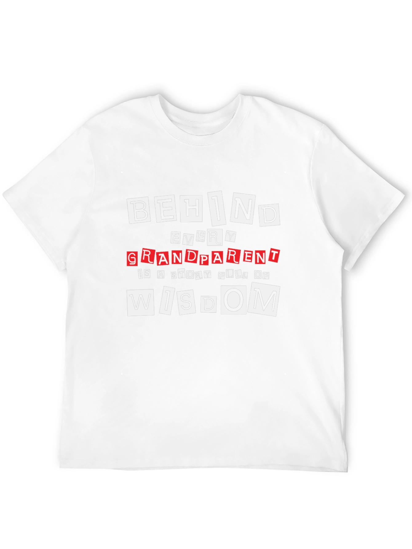 Grandparent Wisdom Black T-Shirt