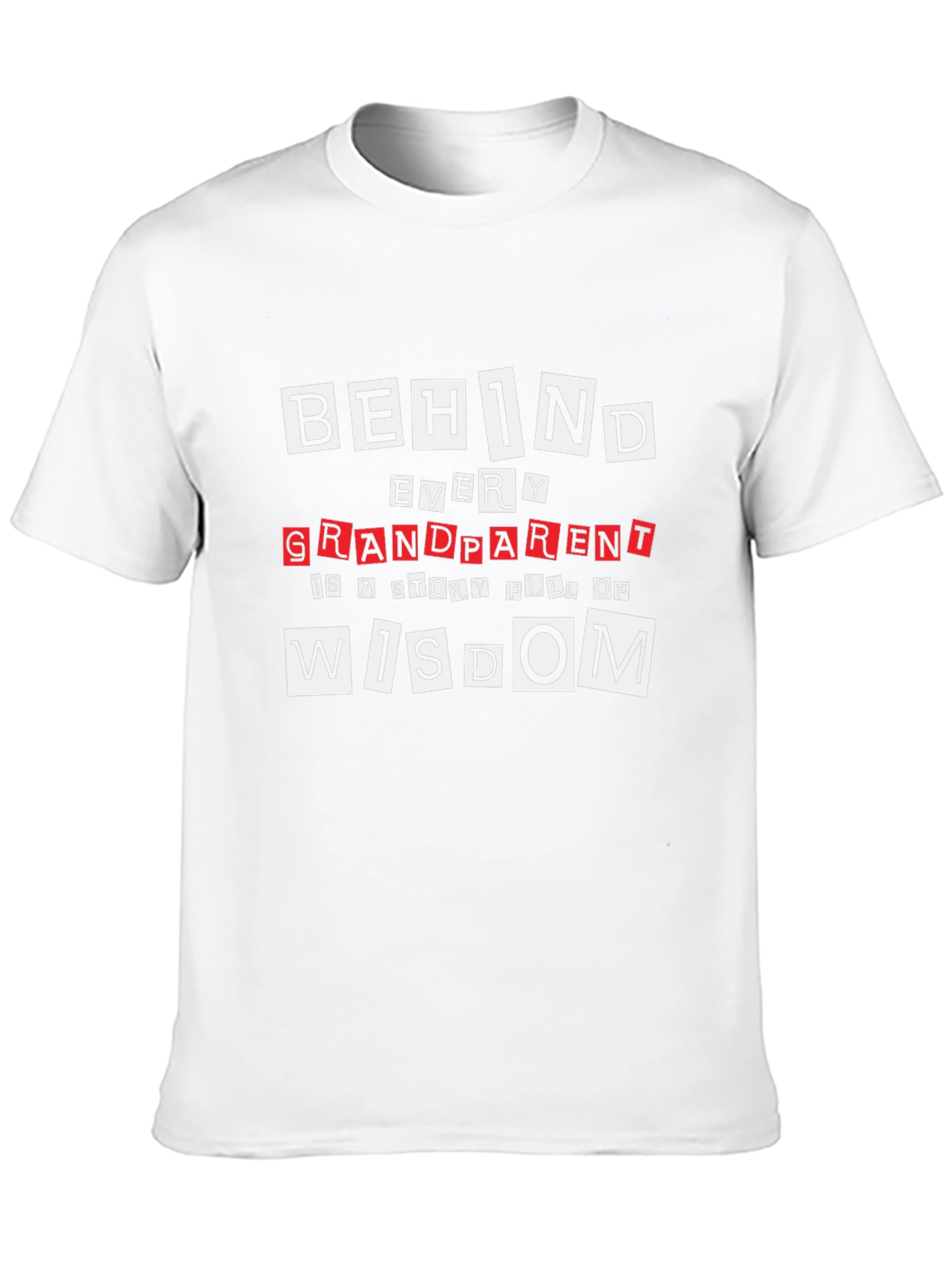 Grandparent Wisdom Black T-Shirt