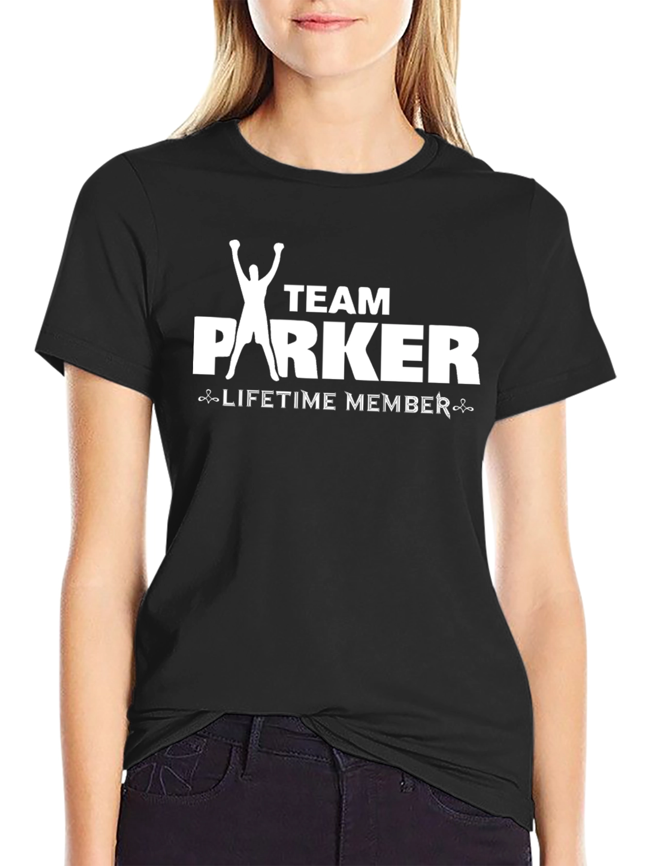 Team Parker Lifetime Member Black T-Shirt