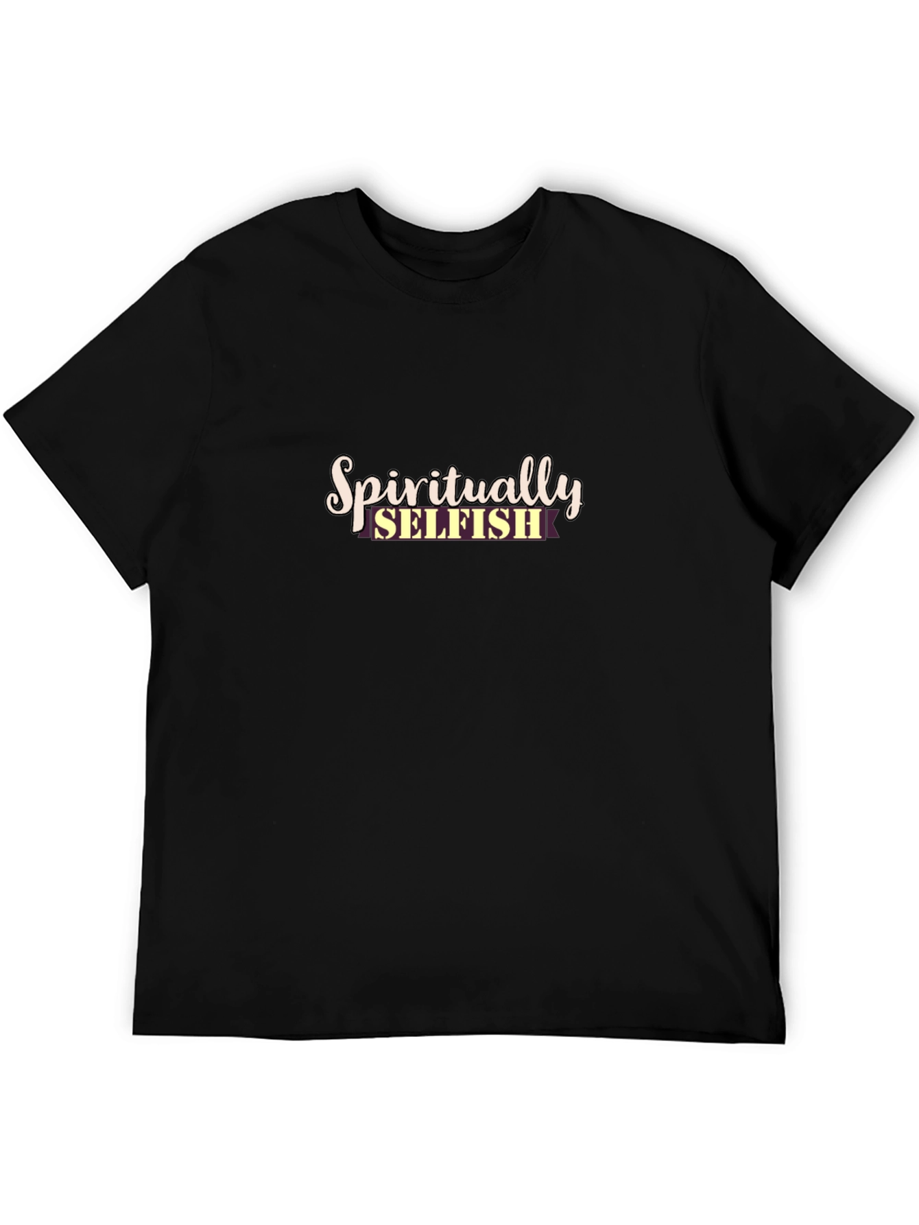 Spiritually Selfish Graphic Tee - Black