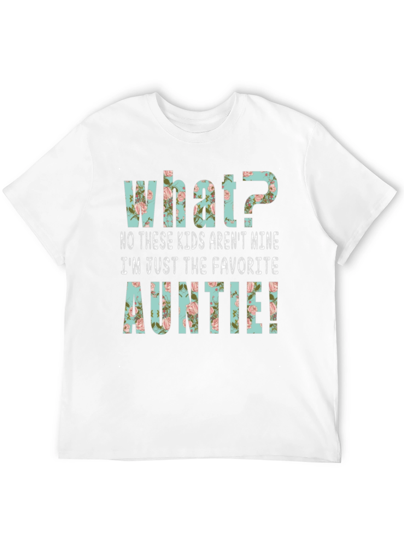 Favorite Auntie Floral Graphic Tee