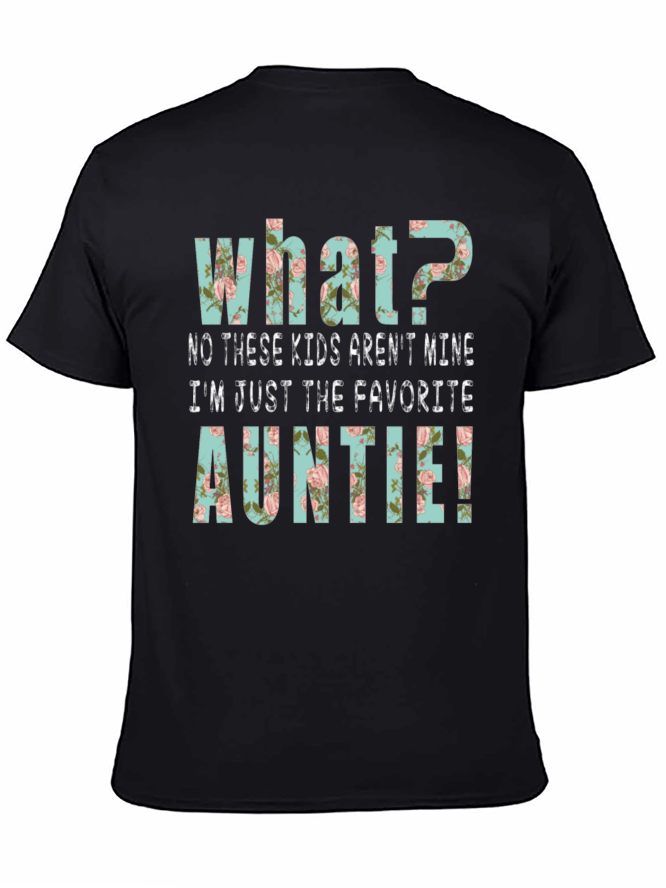 Favorite Auntie Floral Graphic Tee