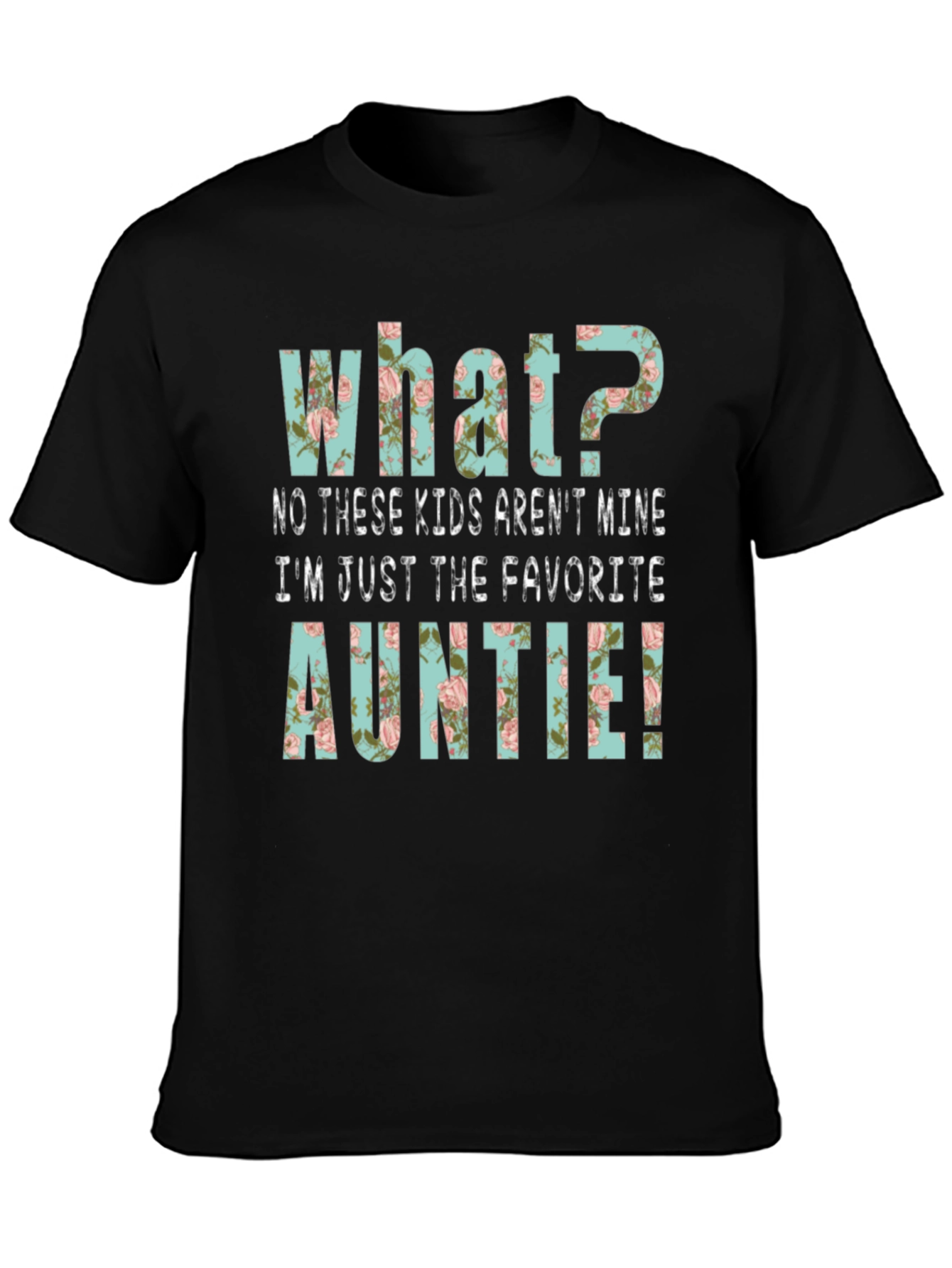 Favorite Auntie Floral Graphic Tee