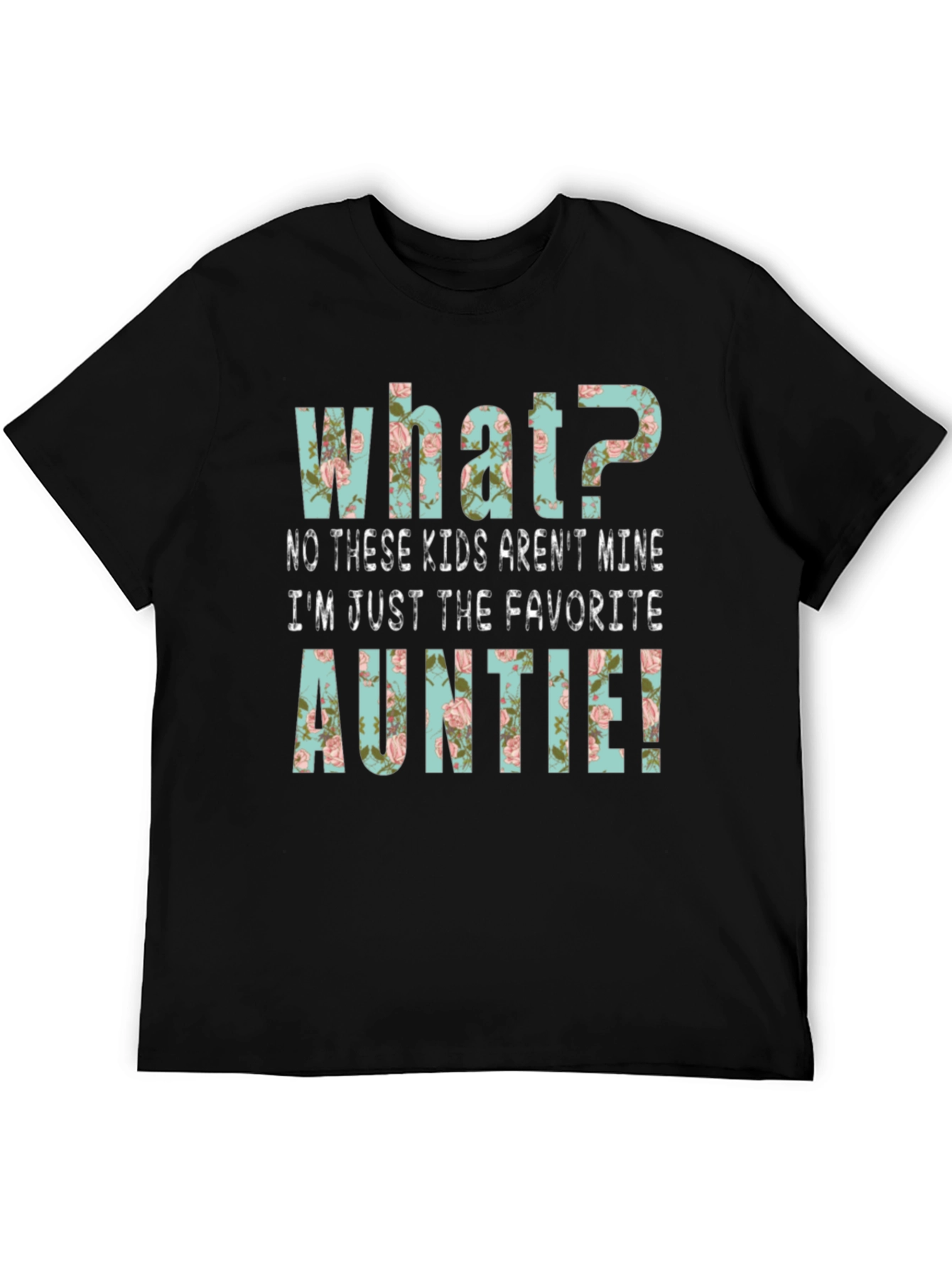 Favorite Auntie Floral Graphic Tee