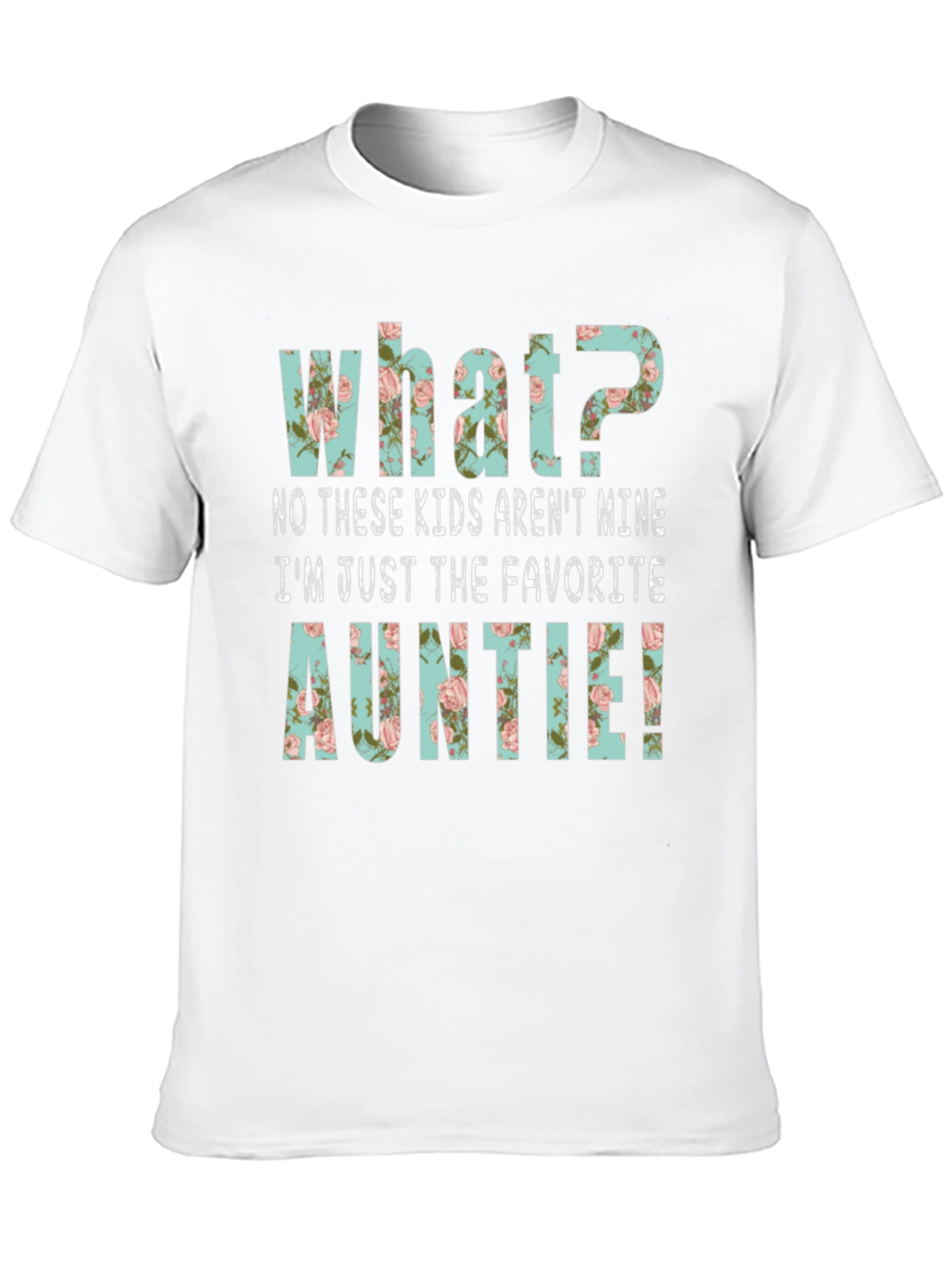 Favorite Auntie Floral Graphic Tee