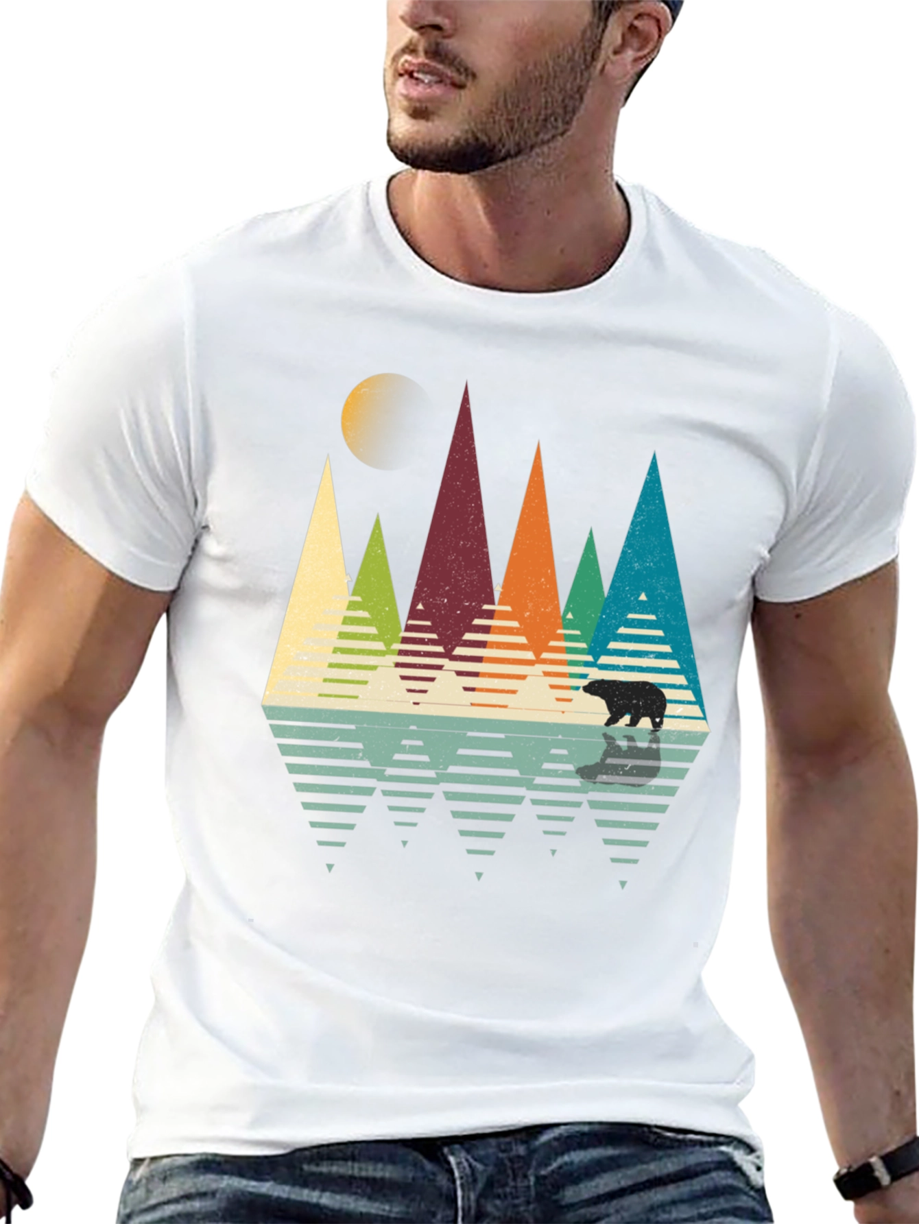 Retro Mountain Bear T-Shirt