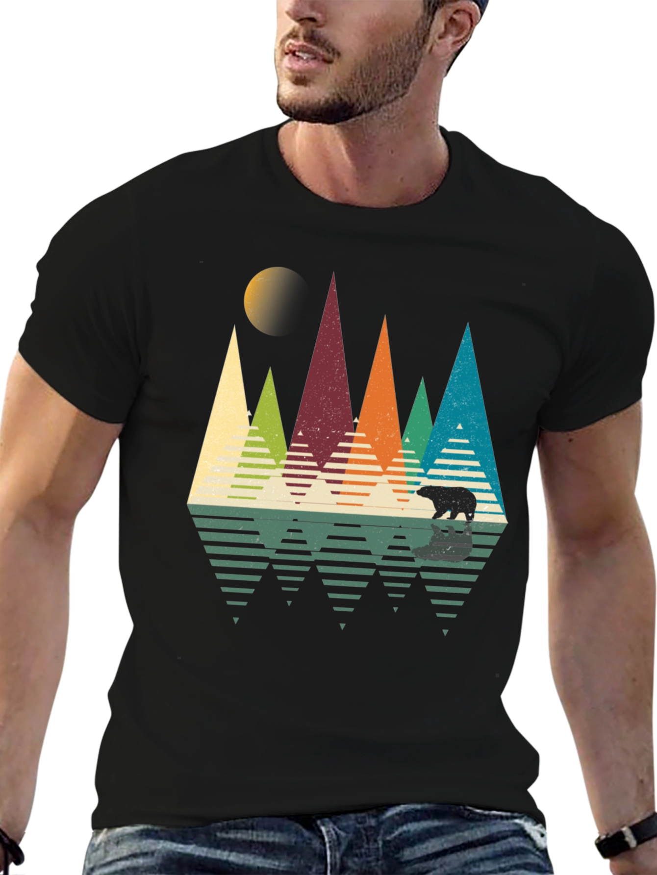 Retro Mountain Bear T-Shirt