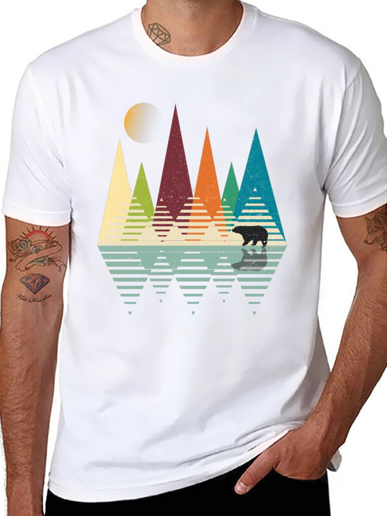 Retro Mountain Bear T-Shirt