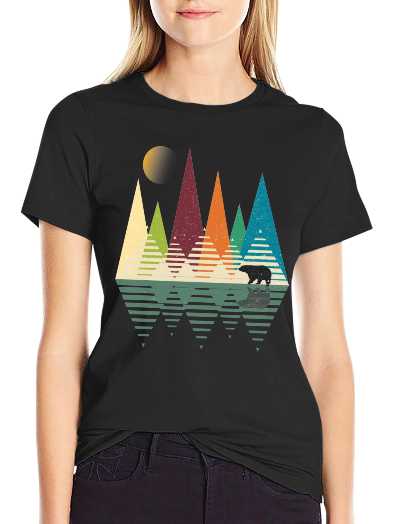 Retro Mountain Bear T-Shirt