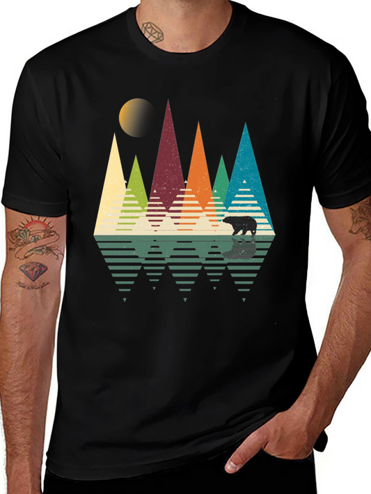 Retro Mountain Bear T-Shirt