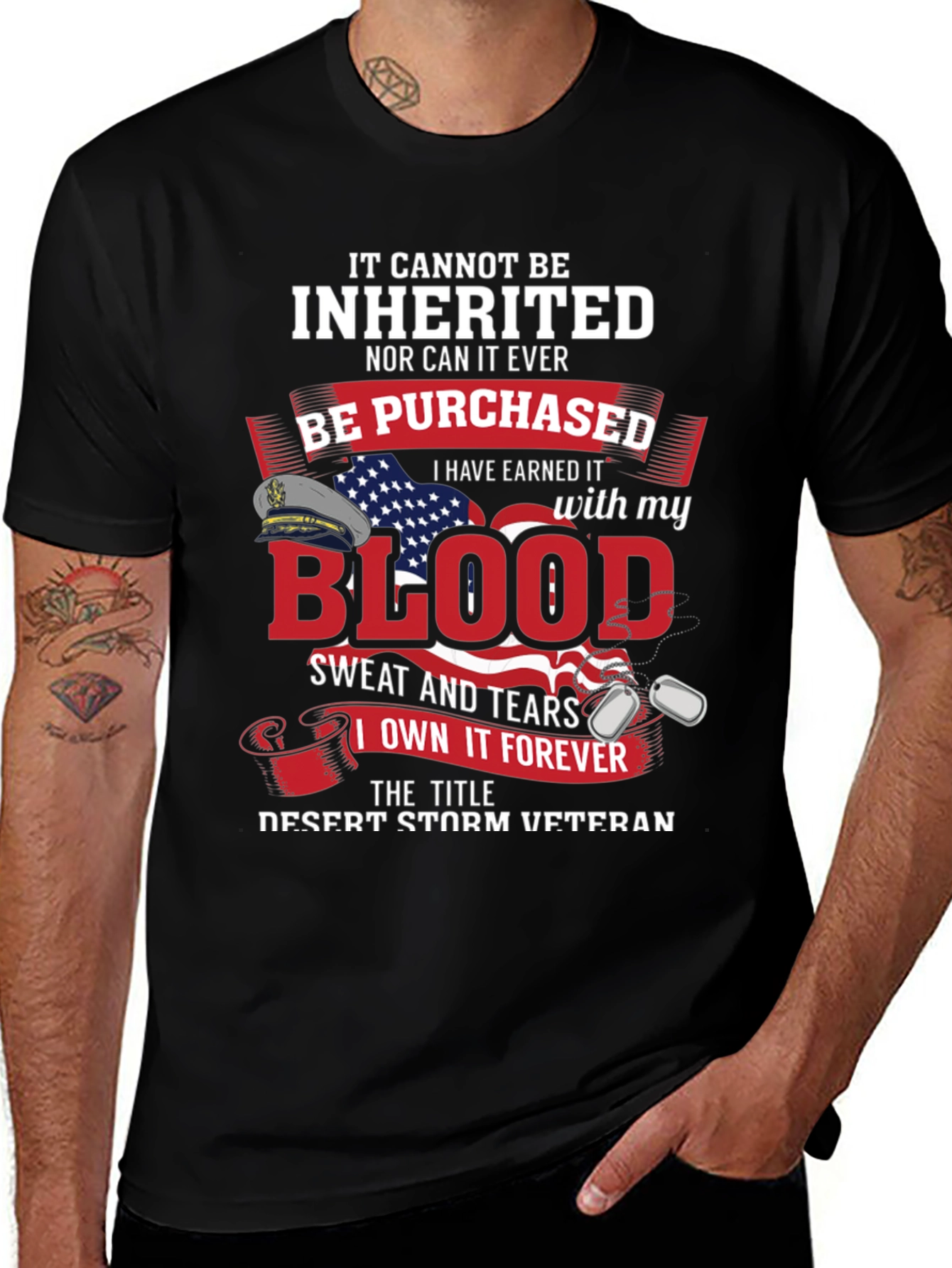 Desert Storm Veteran T-Shirt - Inherited Valor