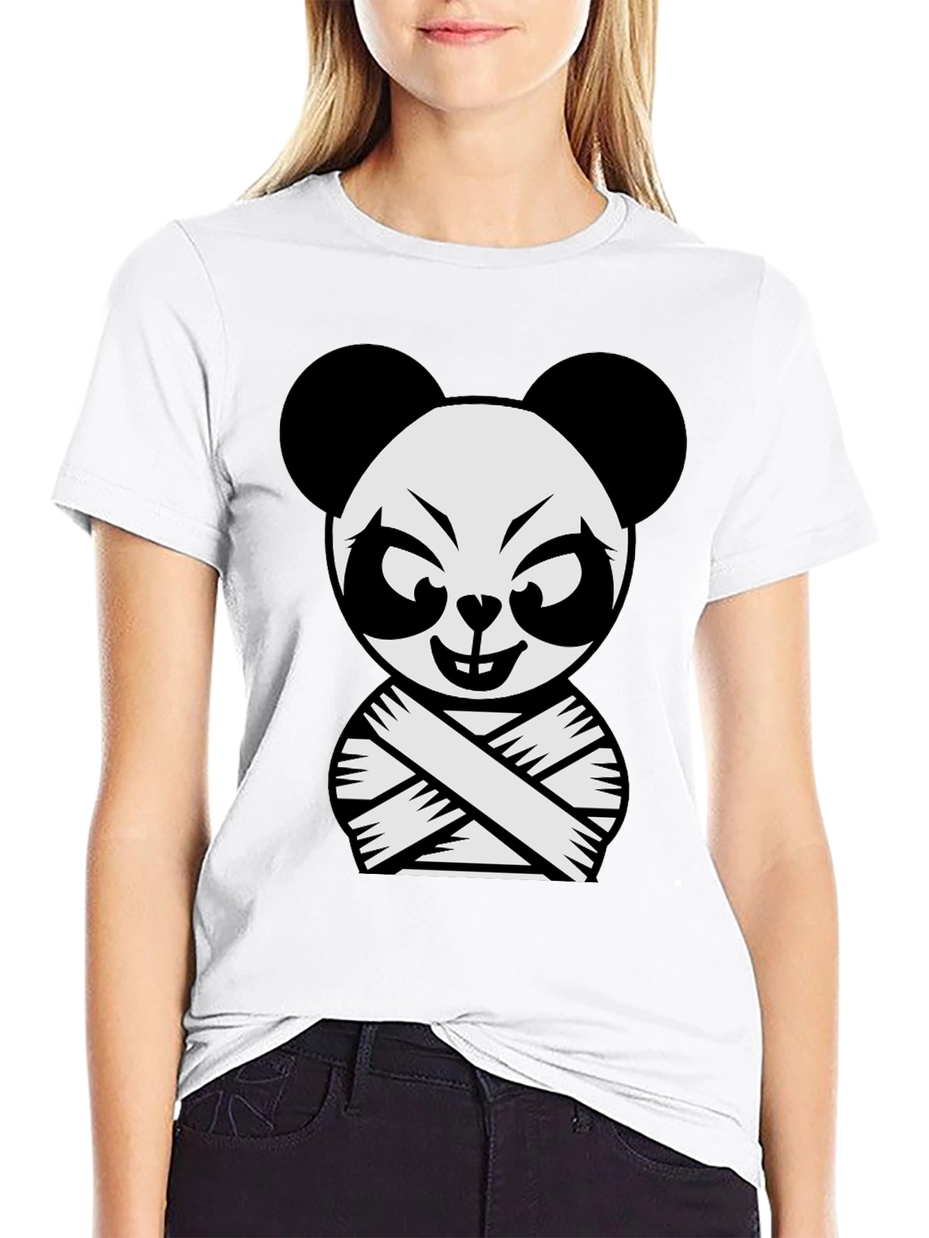 Crazy Panda Graphic T-Shirt