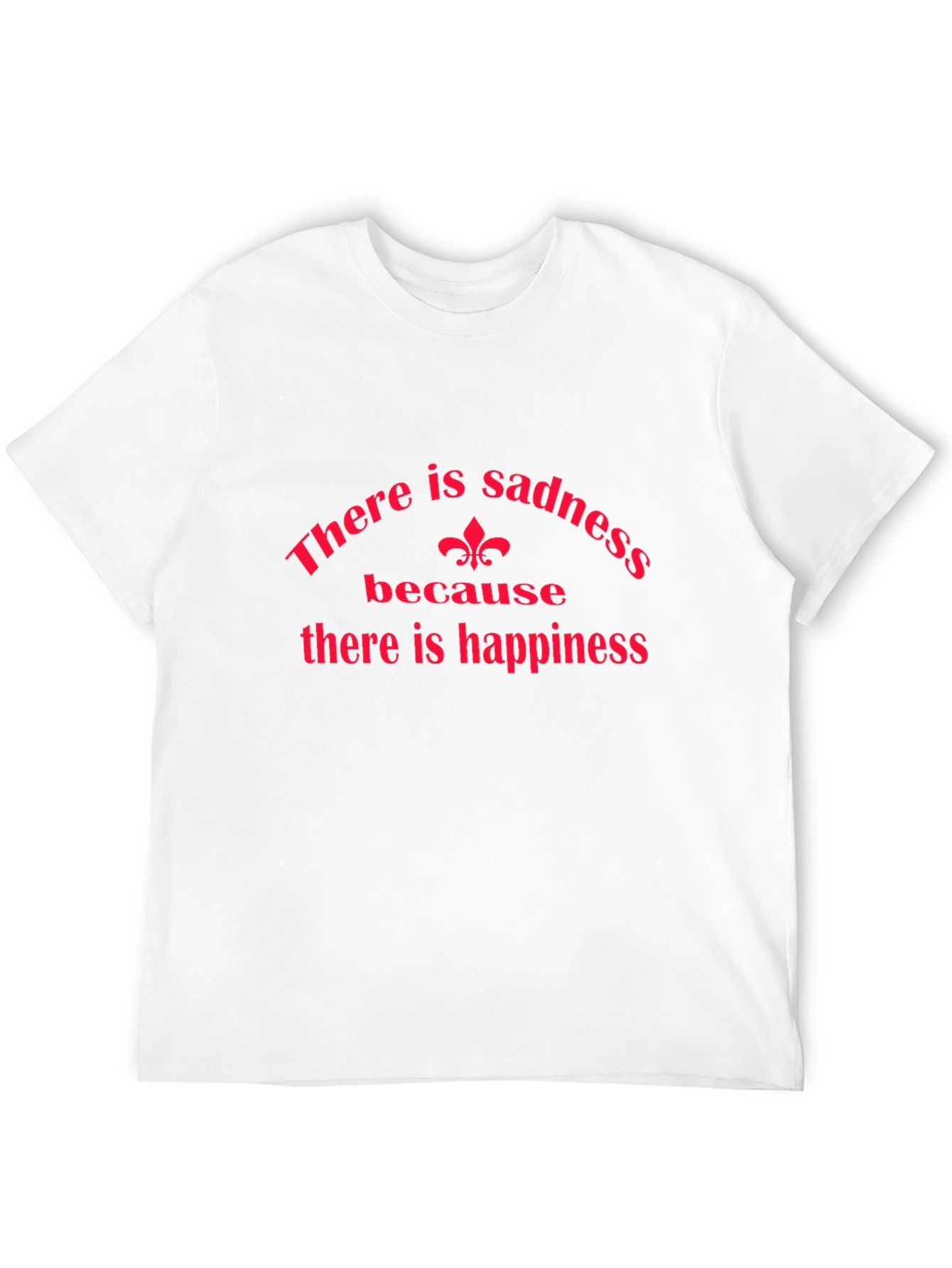 Sadness and Happiness Graphic Tee - Black