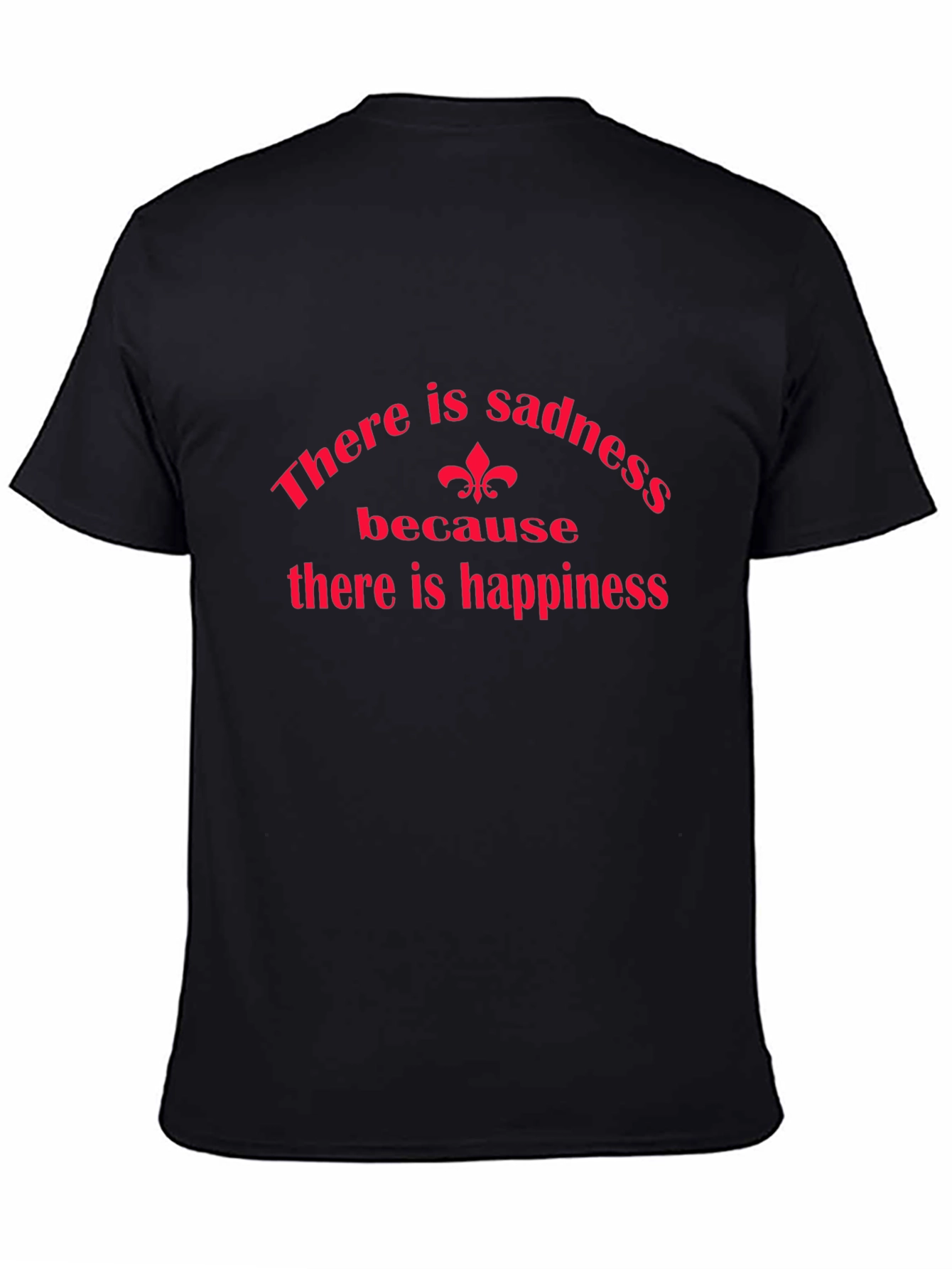 Sadness and Happiness Graphic Tee - Black