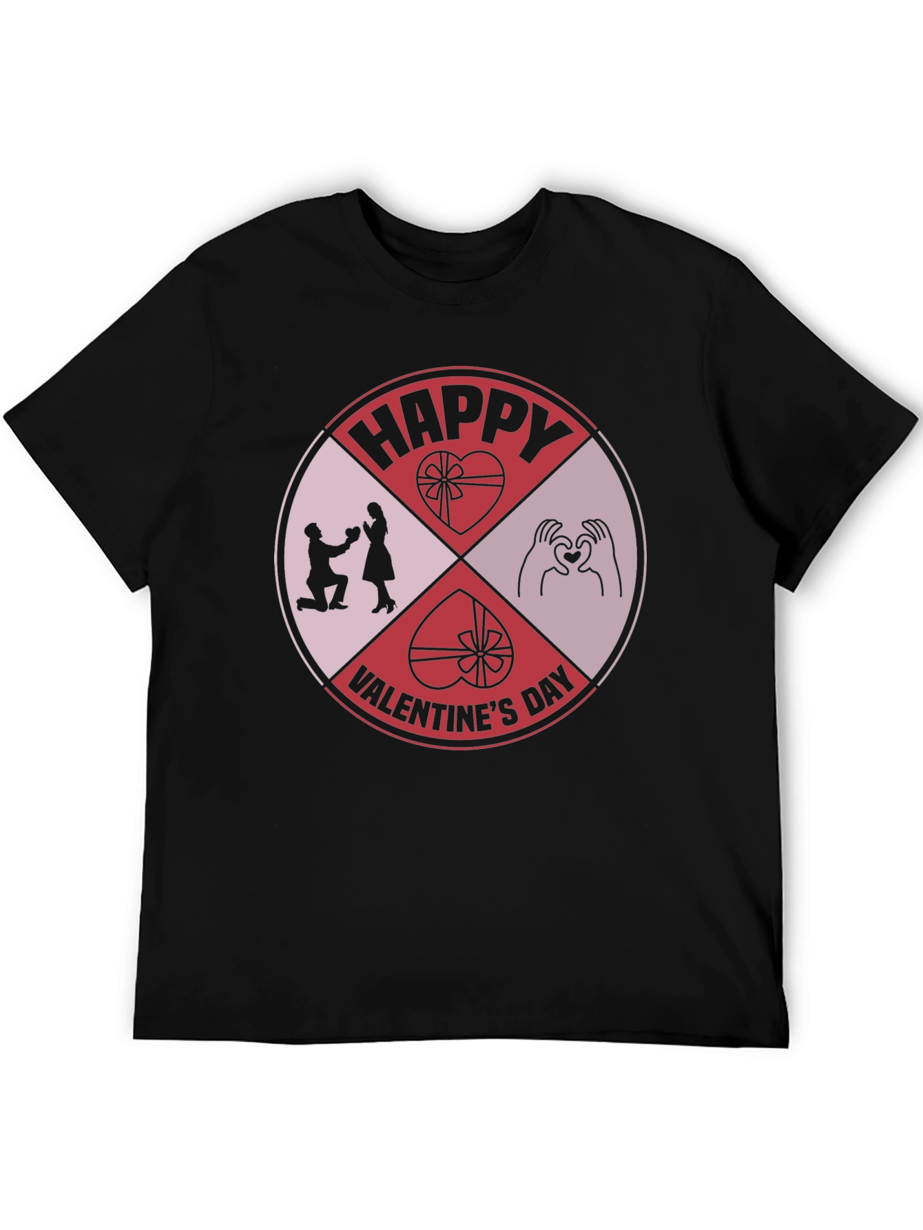 Happy Valentines Day Graphic Tee - Romantic Gift