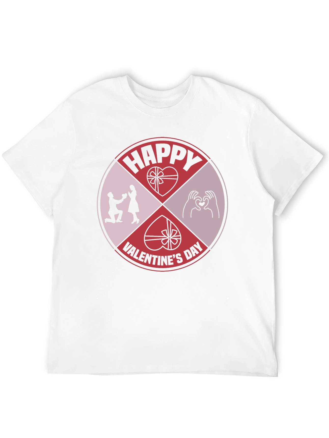 Happy Valentines Day Graphic Tee - Romantic Gift