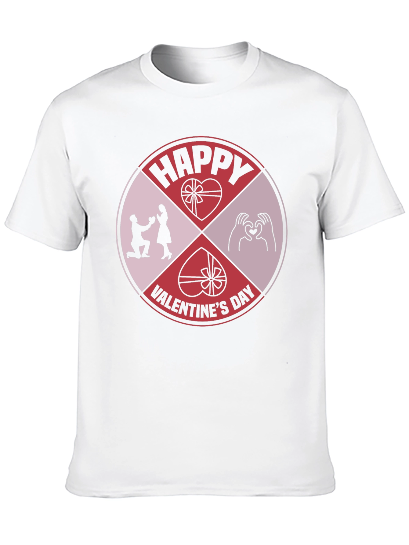 Happy Valentines Day Graphic Tee - Romantic Gift