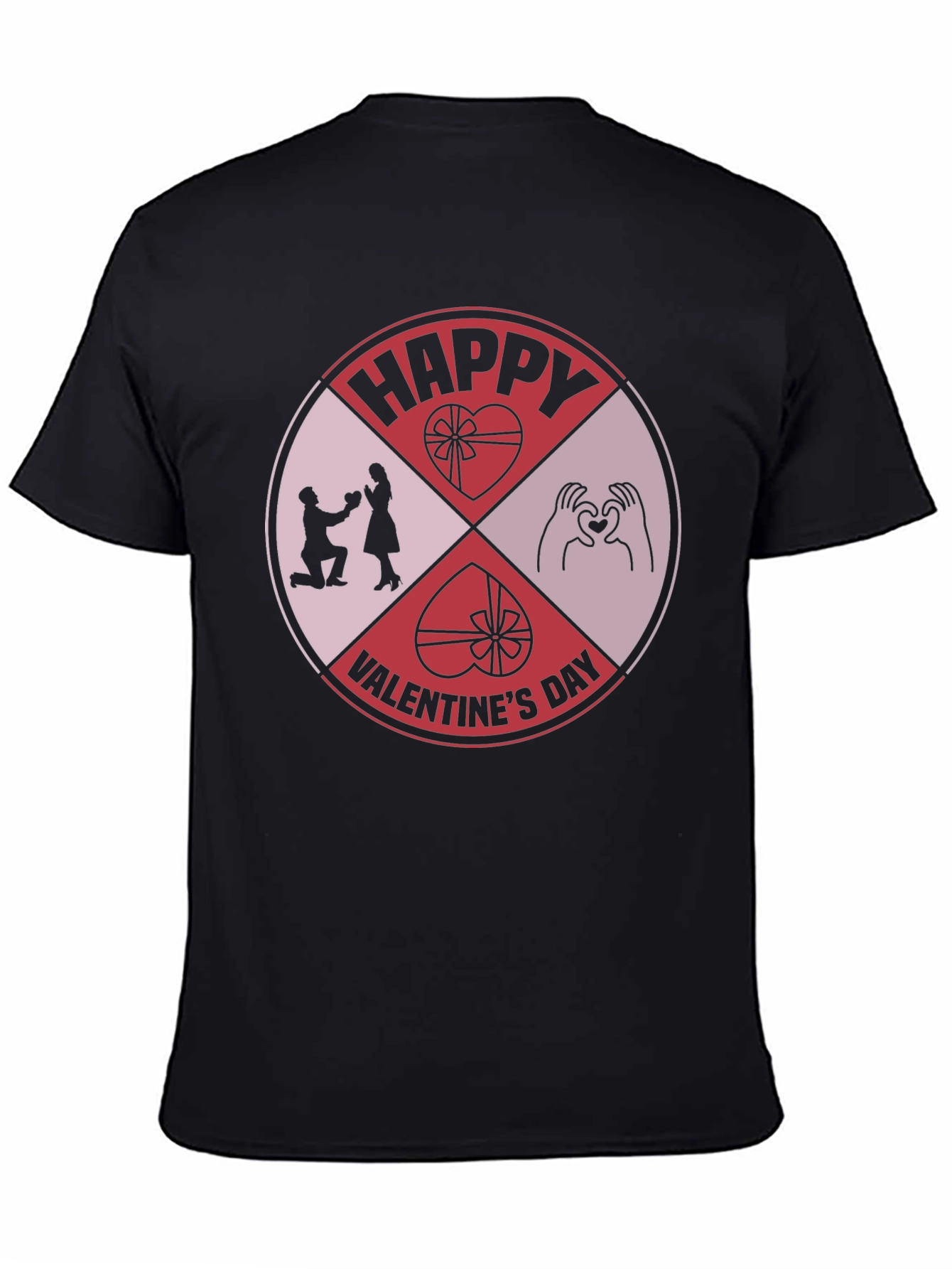 Happy Valentines Day Graphic Tee - Romantic Gift