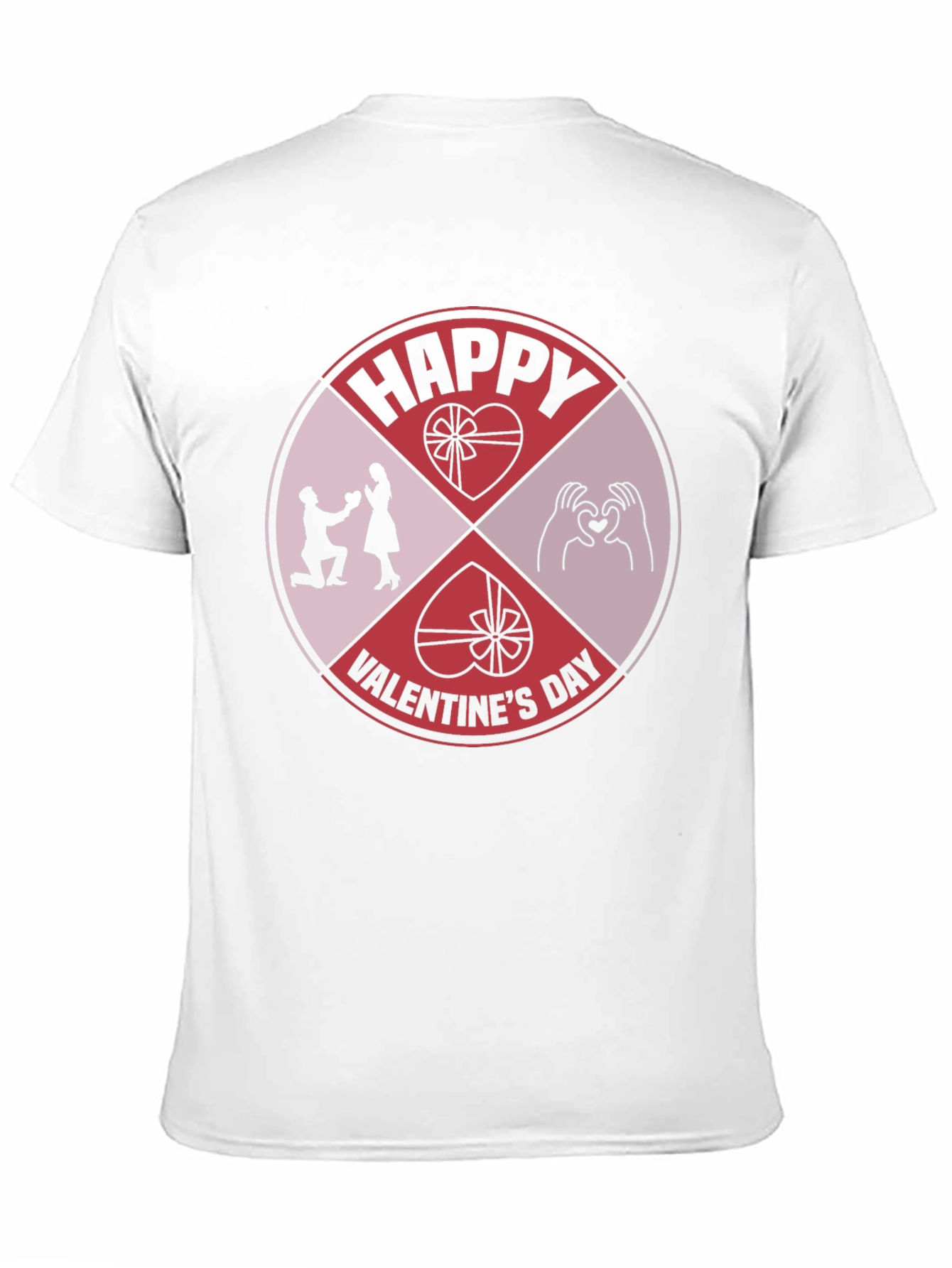 Happy Valentines Day Graphic Tee - Romantic Gift