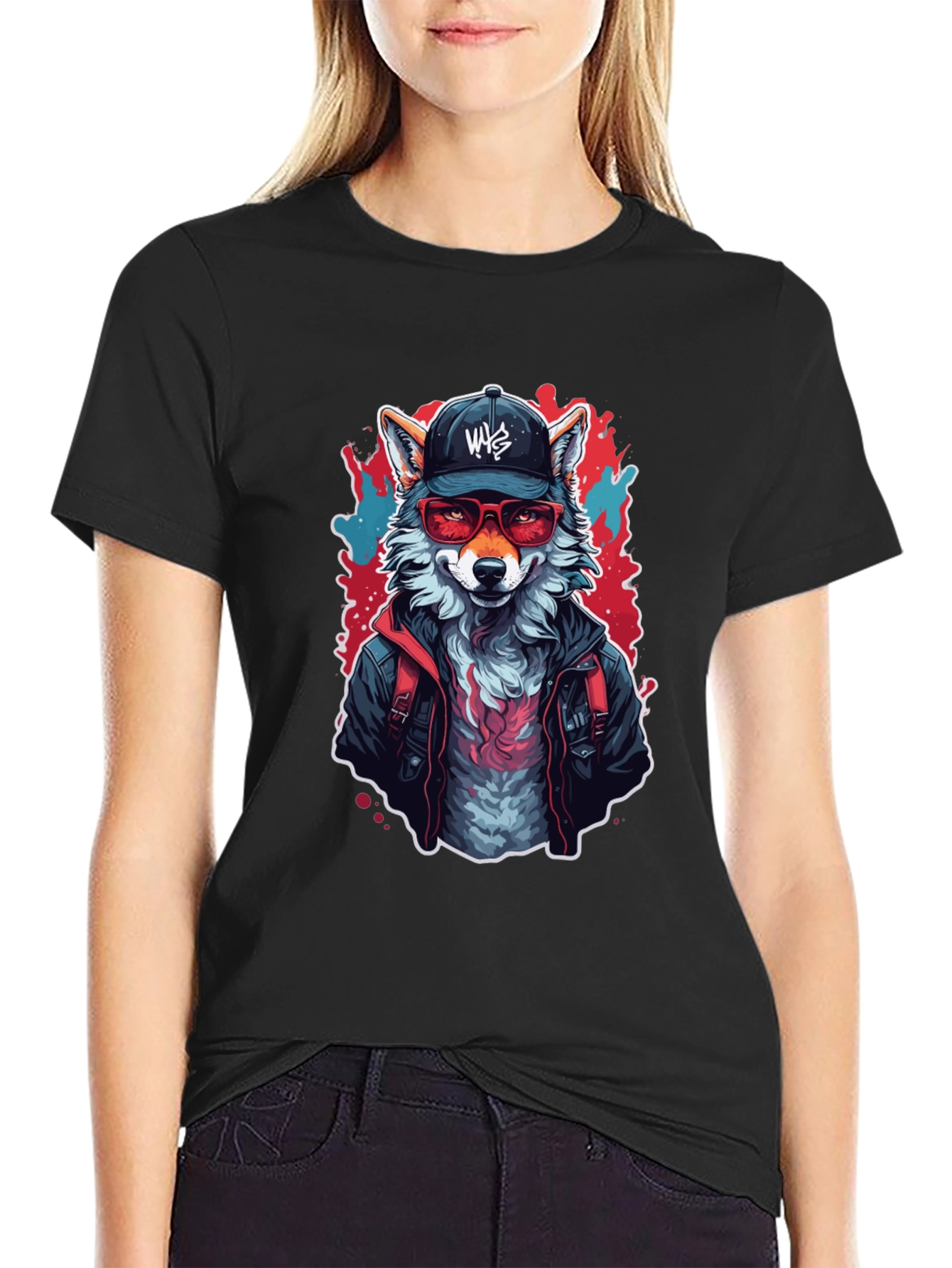 Urban Fox Graphic Tee - Cool Animal Design