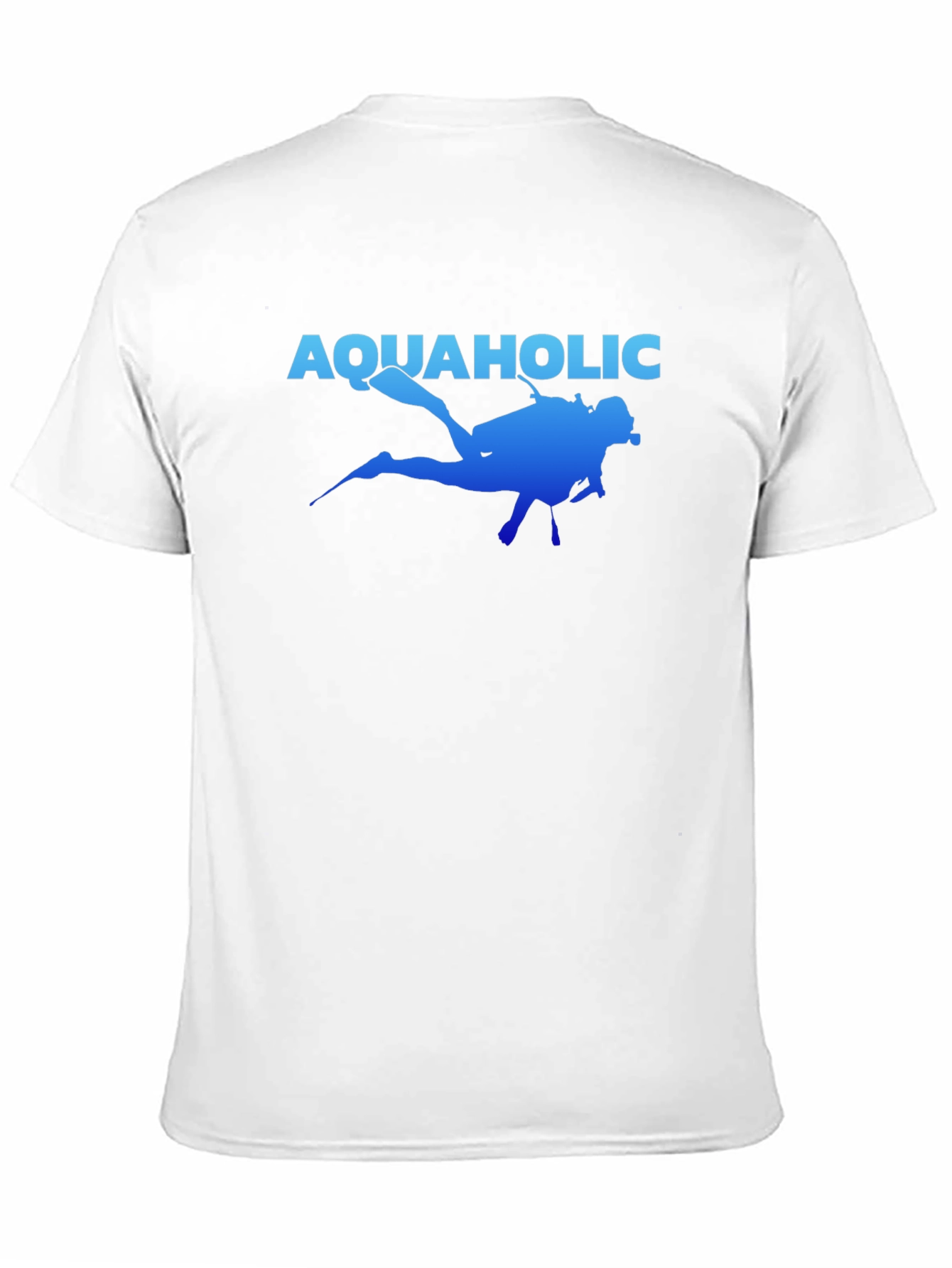 Aquaholic Scuba Diver Graphic T-Shirt