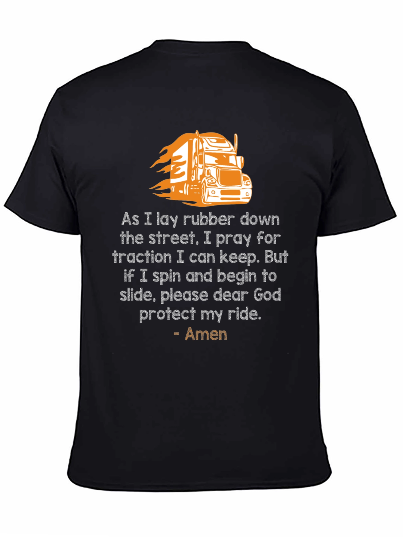 Trucker Prayer T-Shirt: Protect My Ride