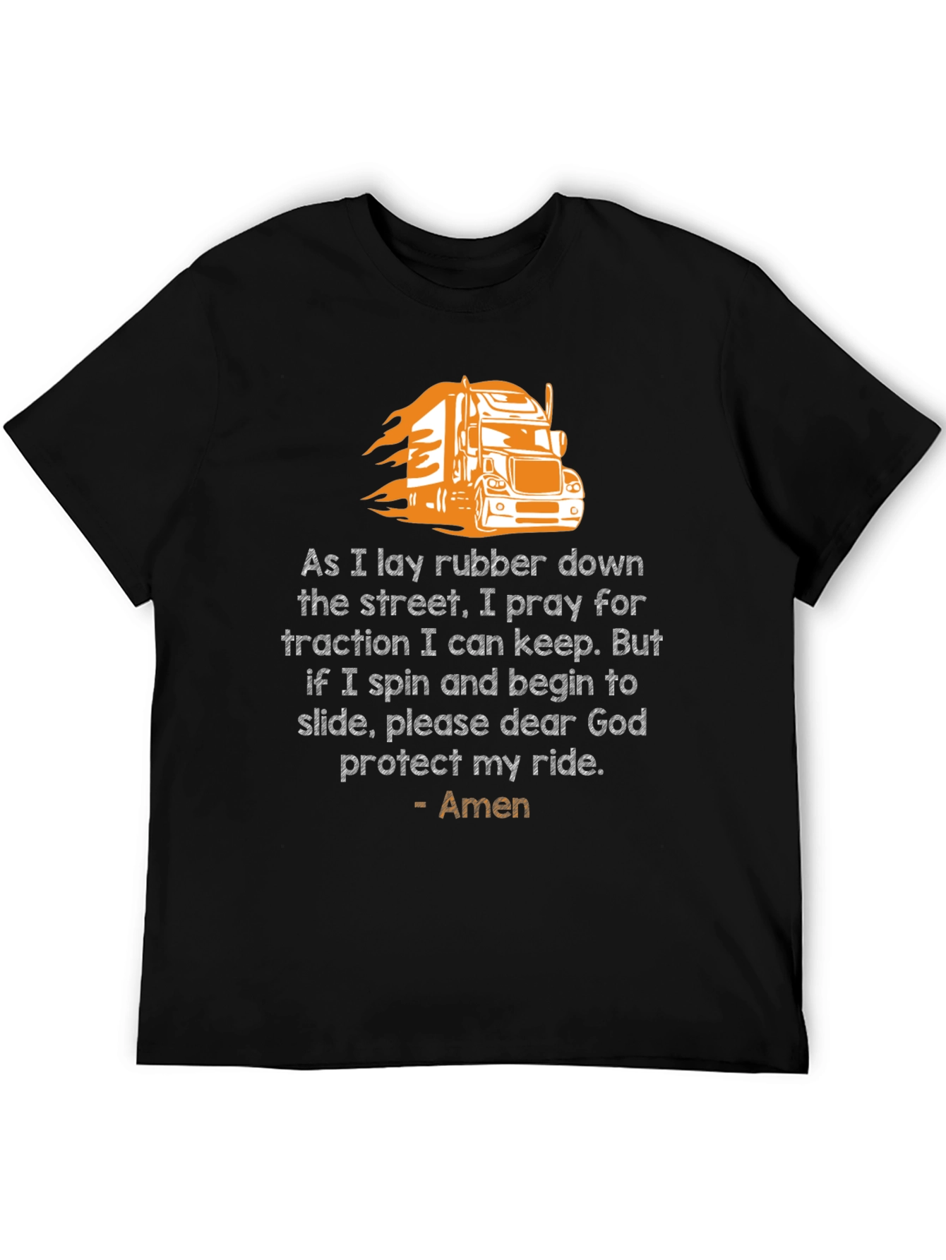 Trucker Prayer T-Shirt: Protect My Ride