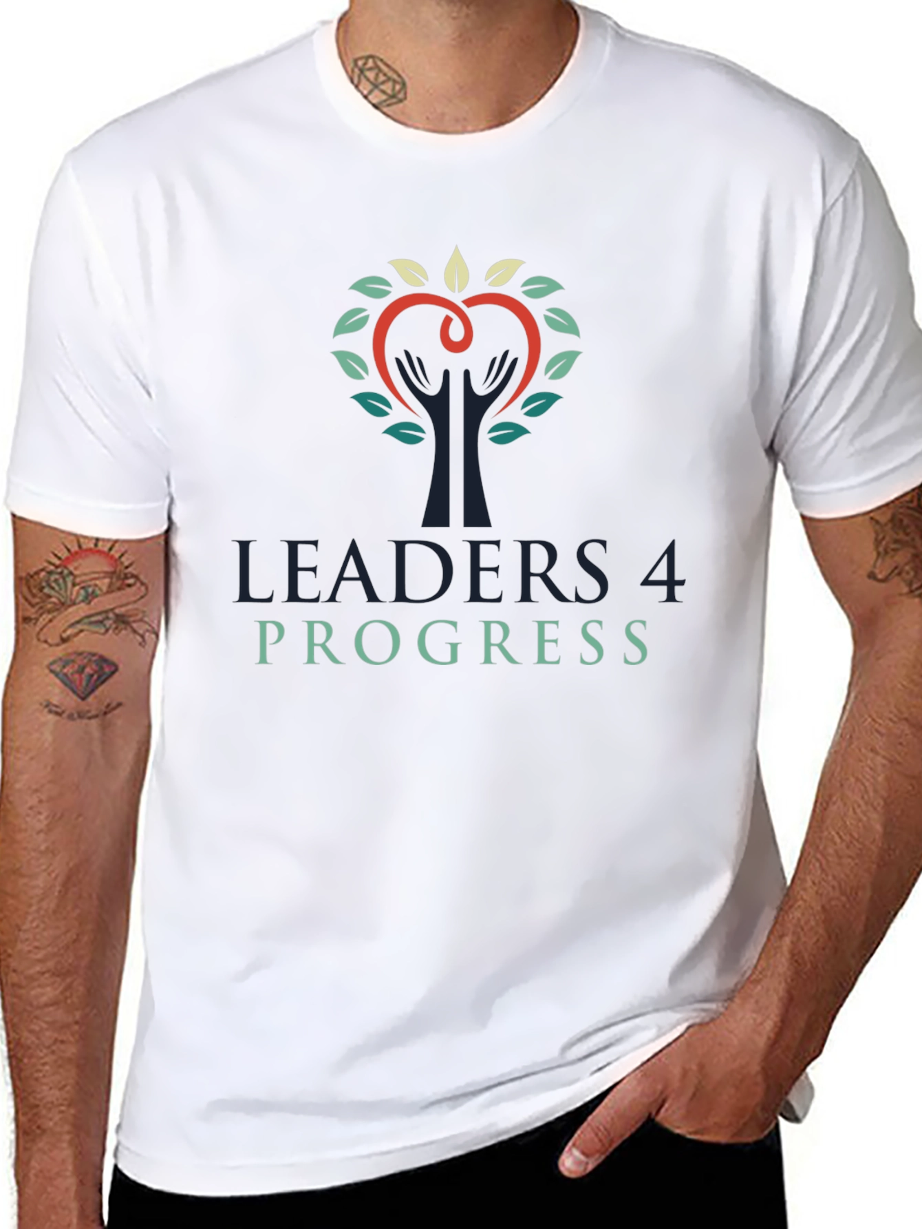 Leaders 4 Progress Graphic Tee - Black
