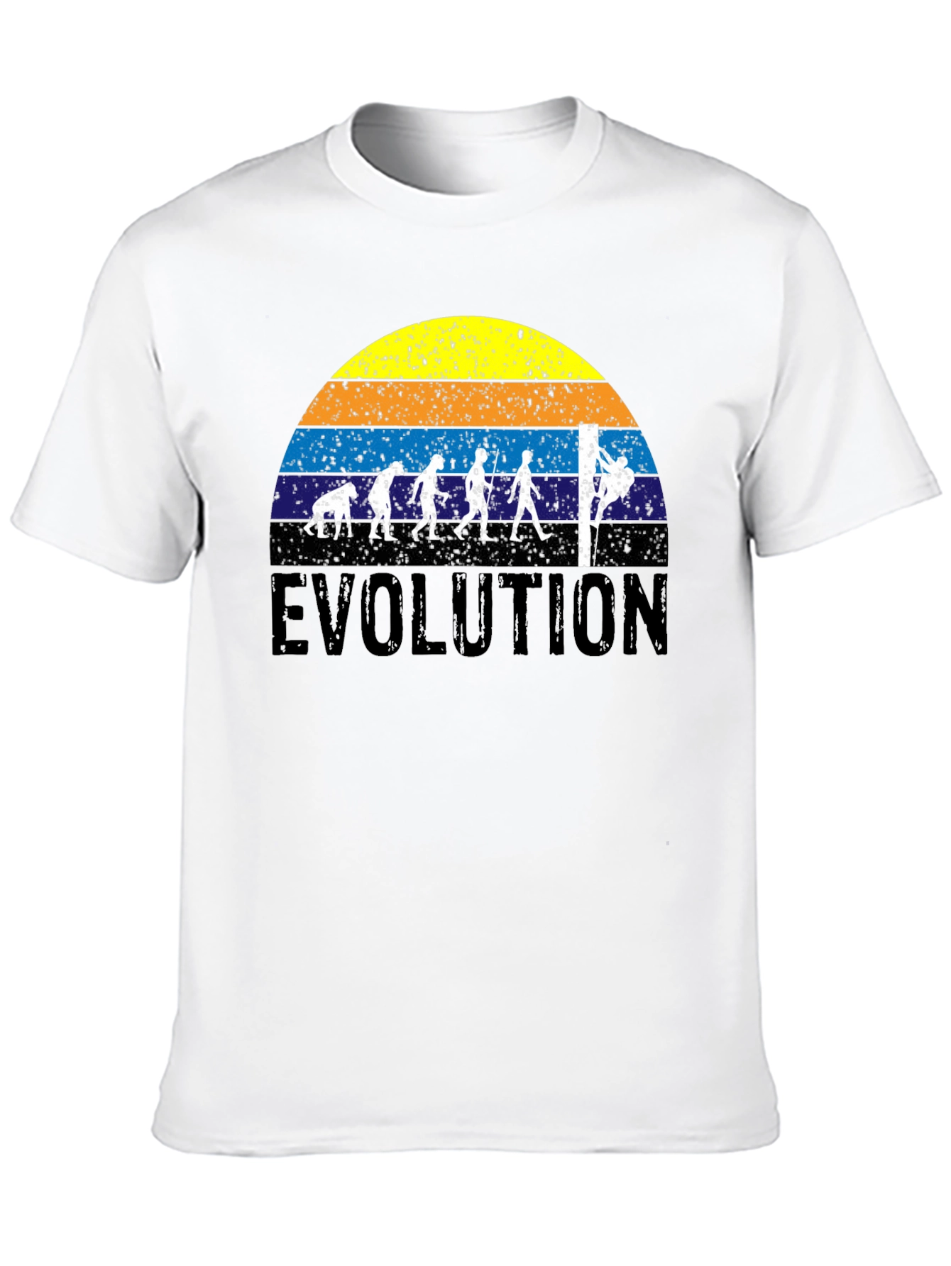 Evolution of Rock Climbing T-Shirt