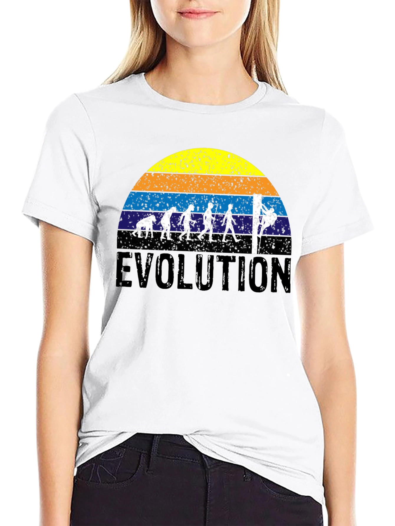 Evolution of Rock Climbing T-Shirt