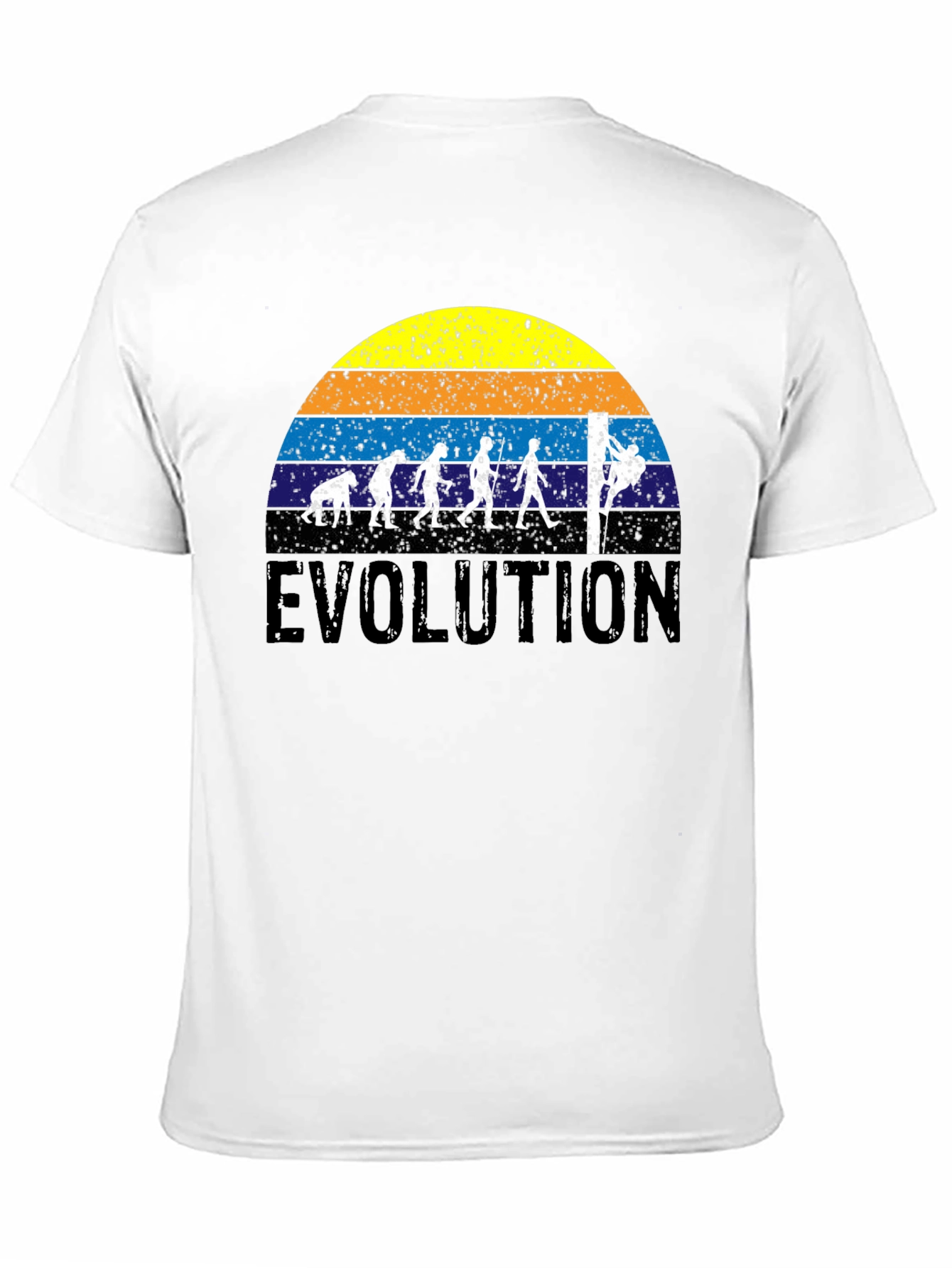 Evolution of Rock Climbing T-Shirt
