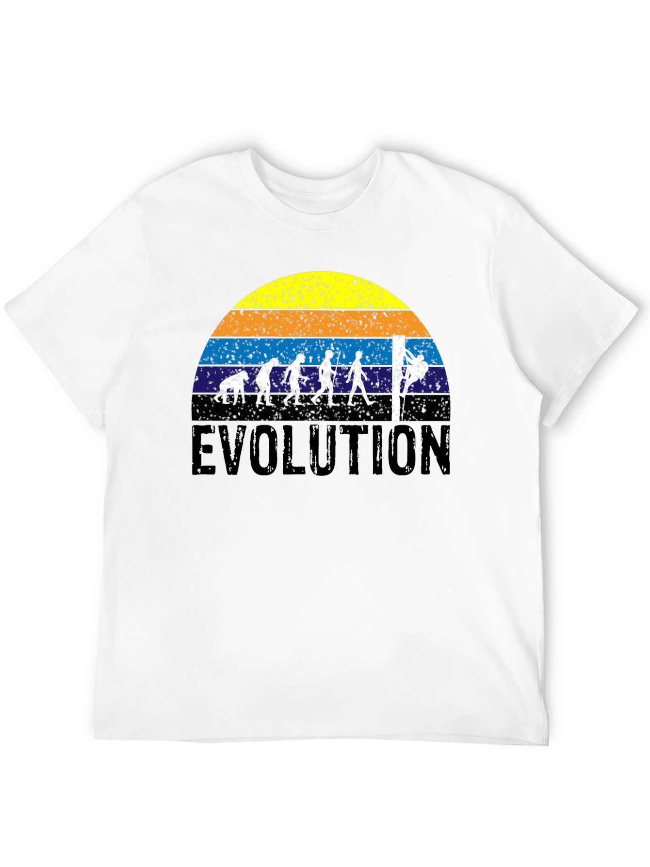 Evolution of Rock Climbing T-Shirt