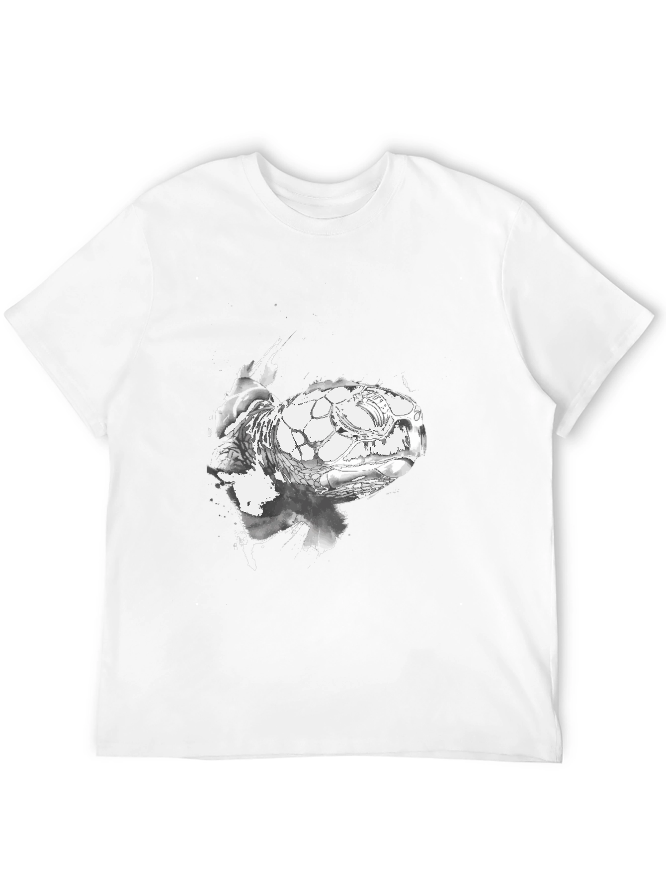 Turtle Graphic Black T-Shirt - Unique Design