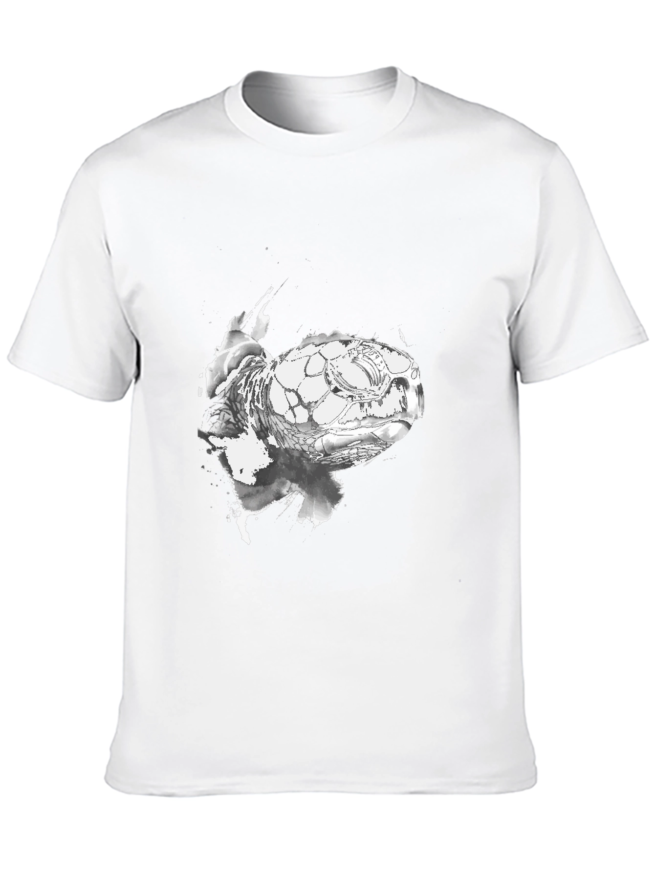 Turtle Graphic Black T-Shirt - Unique Design
