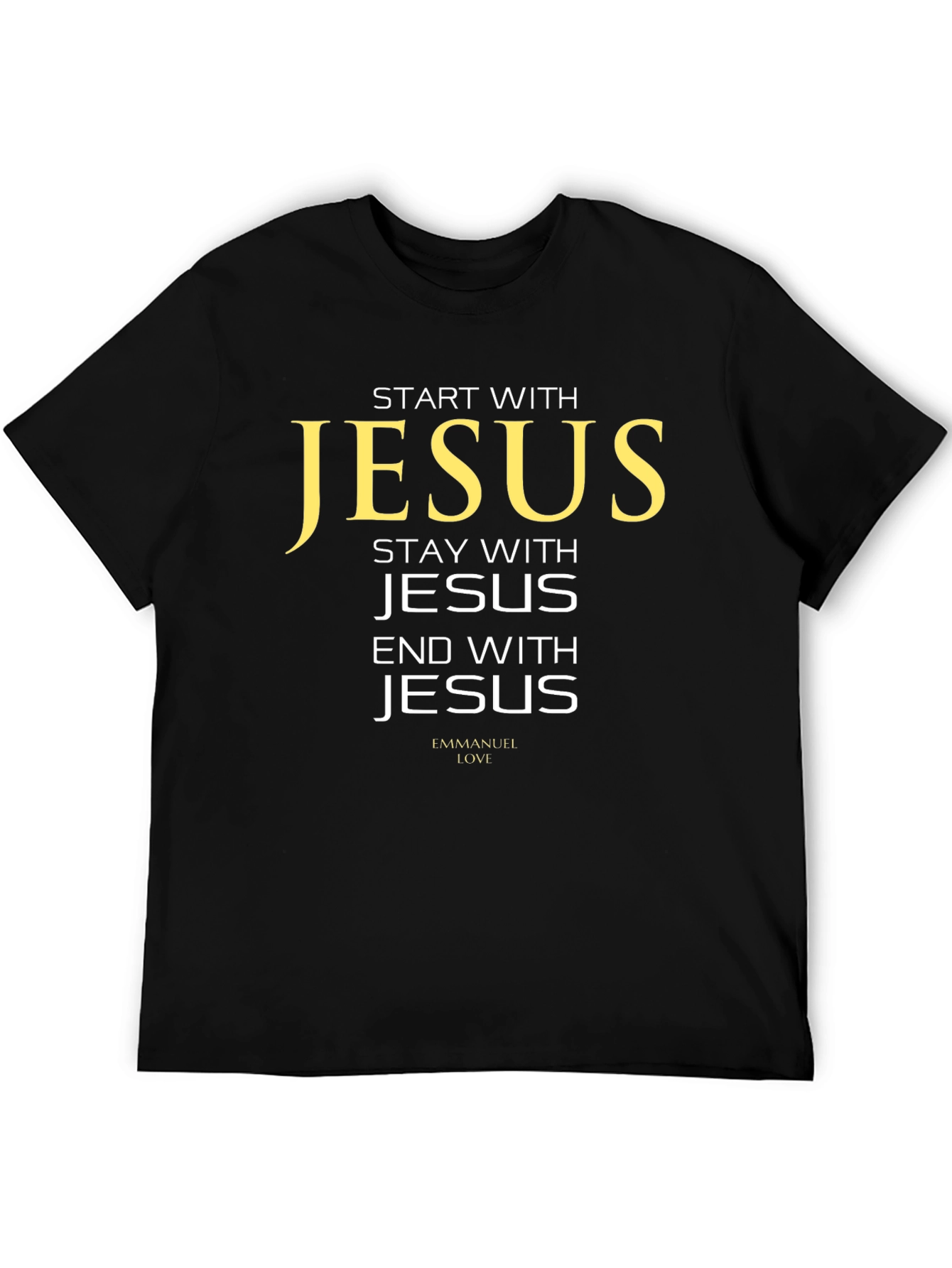 Jesus T-Shirt: Emmanuel Love Christian Tee