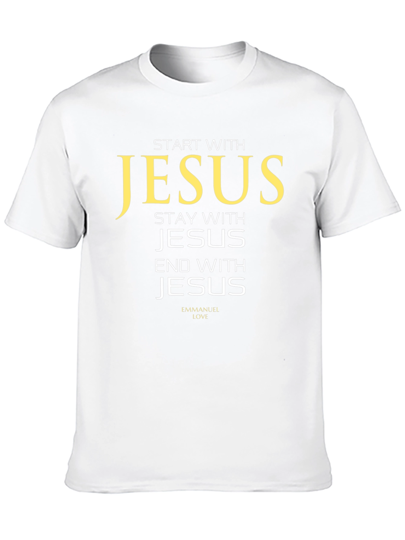 Jesus T-Shirt: Emmanuel Love Christian Tee