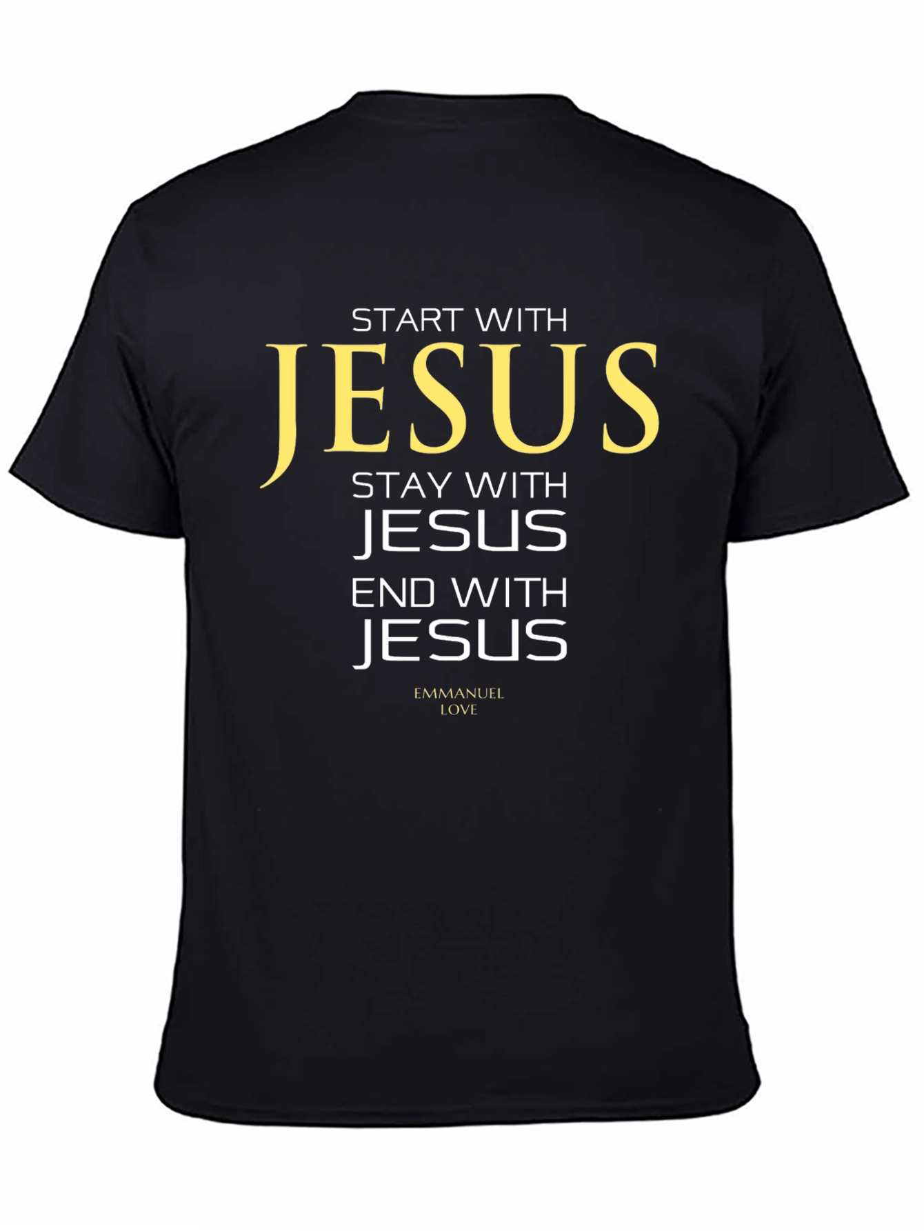 Jesus T-Shirt: Emmanuel Love Christian Tee