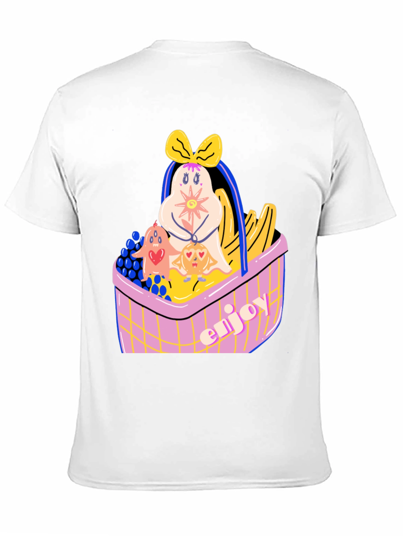 Fun Fruit Basket Graphic Tee