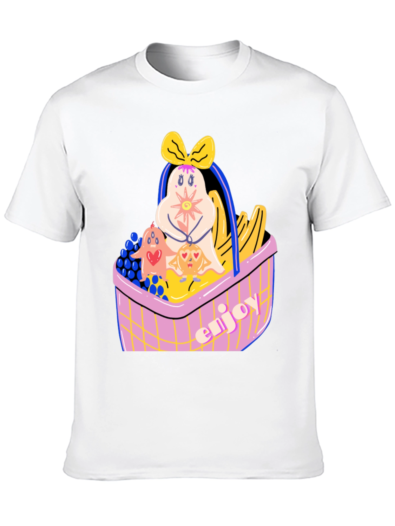 Fun Fruit Basket Graphic Tee