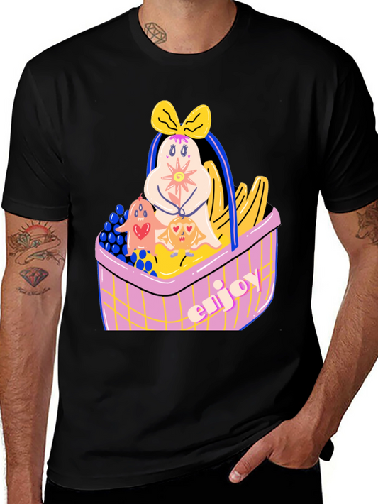 Fun Fruit Basket Graphic Tee