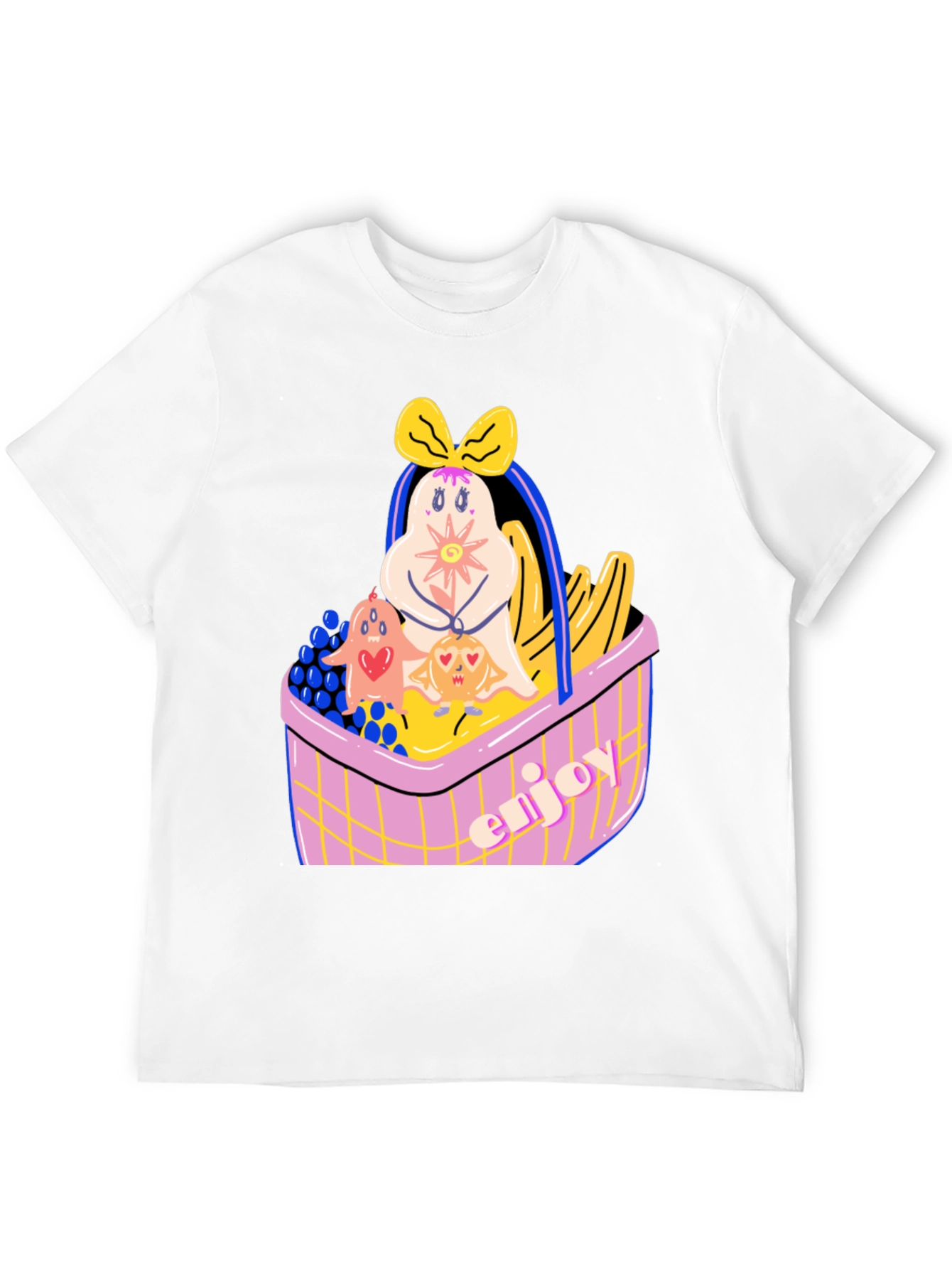 Fun Fruit Basket Graphic Tee