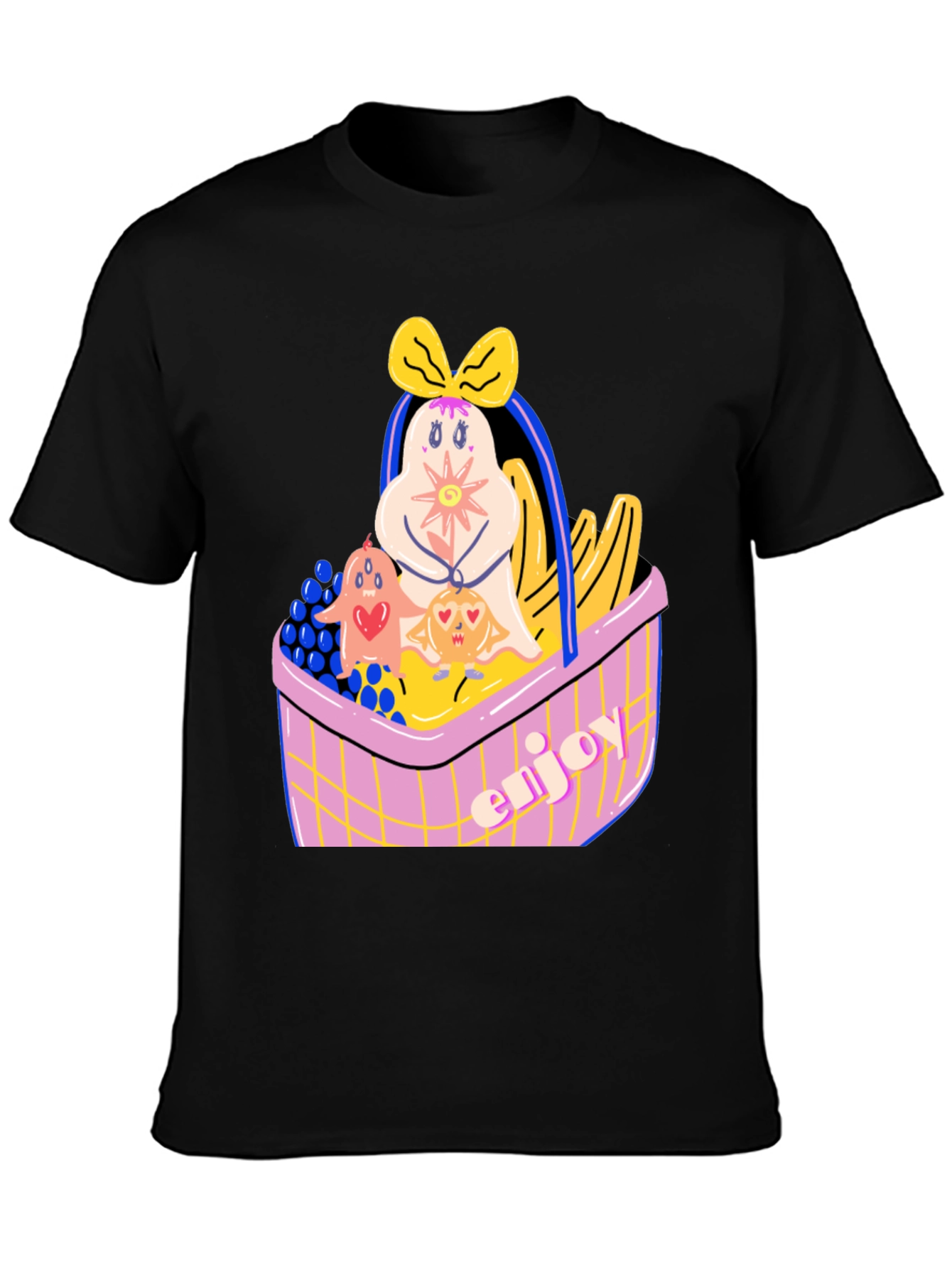 Fun Fruit Basket Graphic Tee