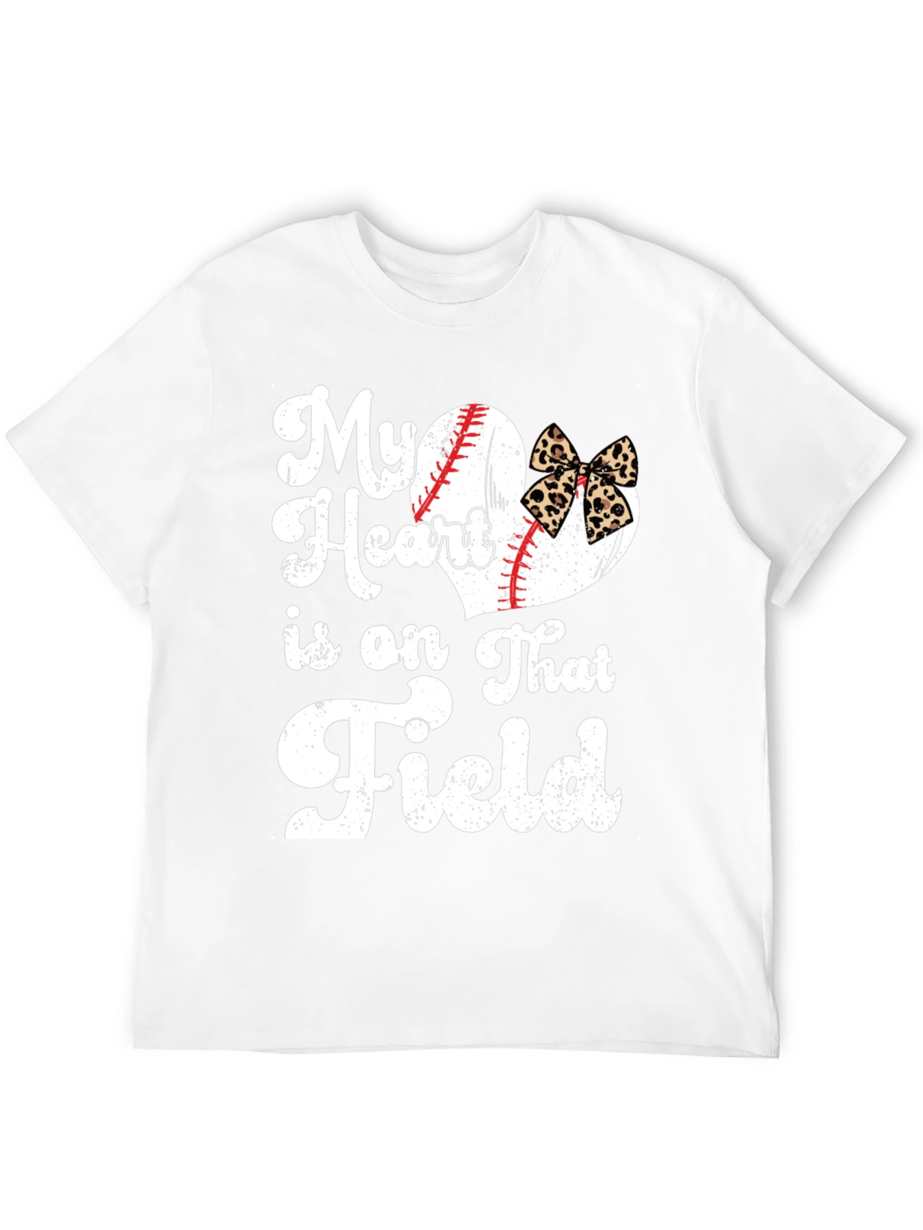 My Heart Is On That Field Baseball Graphic T-Shirt