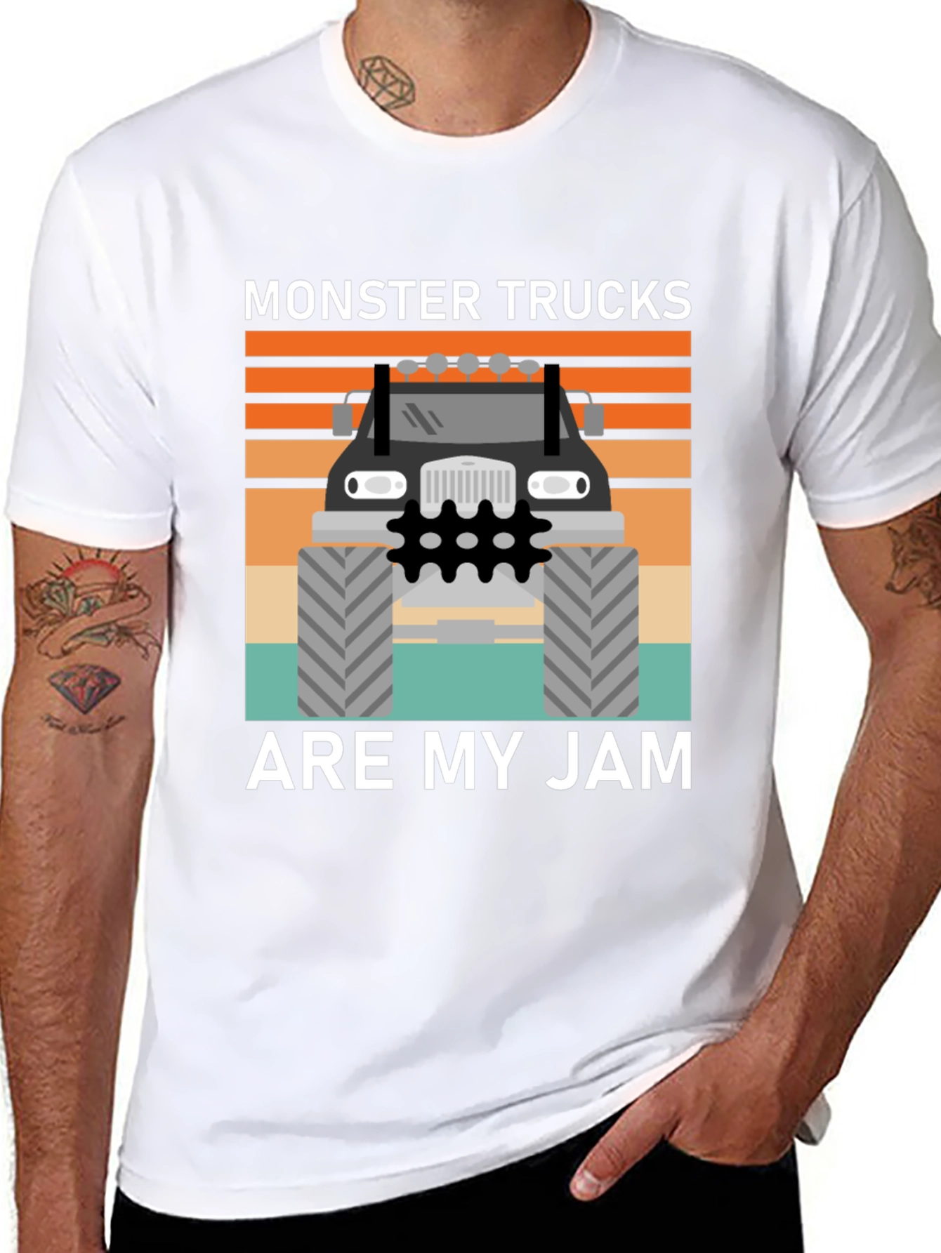 Monster Trucks Are My Jam Graphic T-Shirt