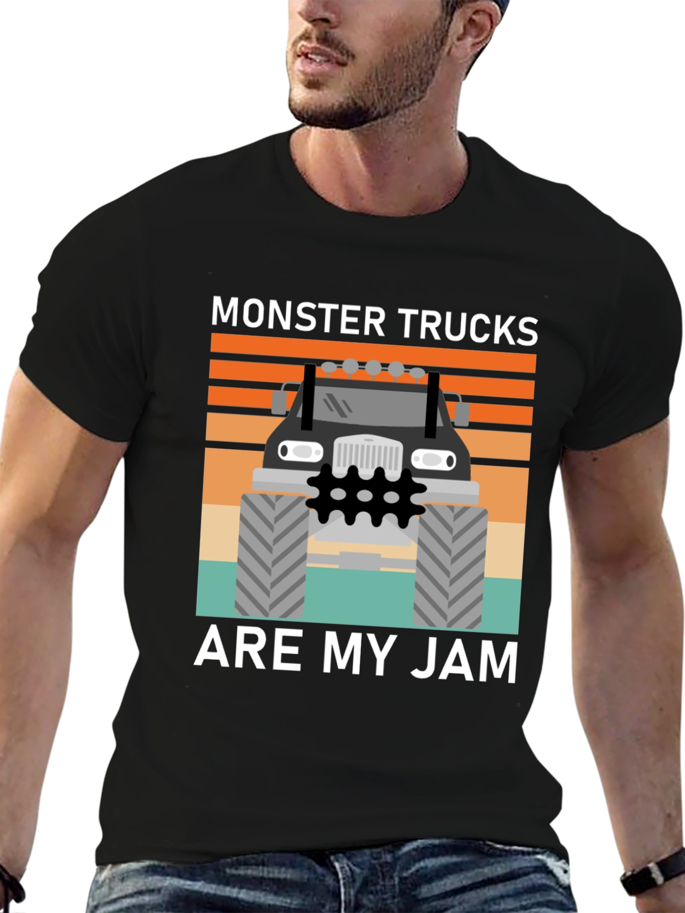 Monster Trucks Are My Jam Graphic T-Shirt